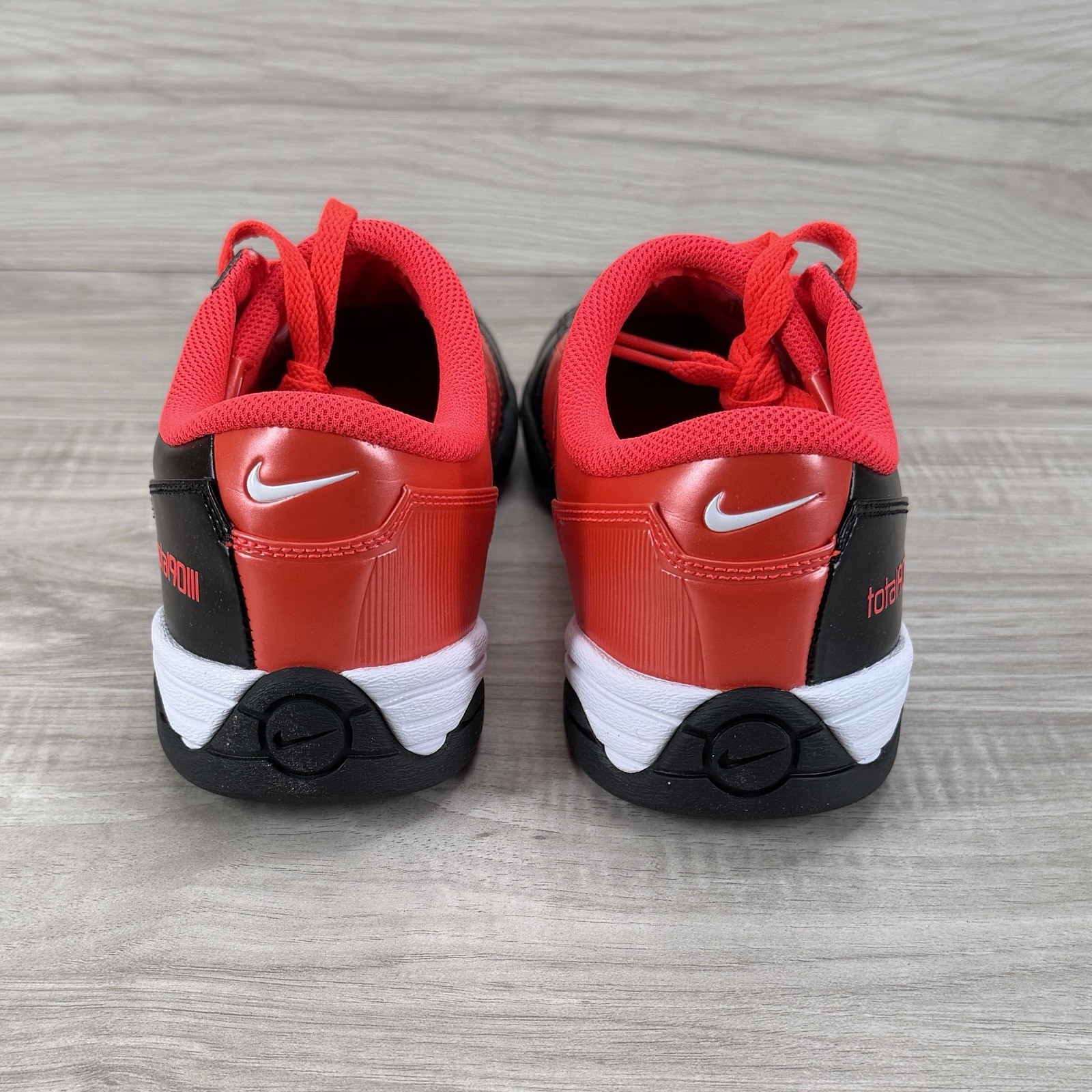 Nike Total 90 ‘Black White Black Bright Crimson’ Men Size 10.5 Soccer HQ2851 nby