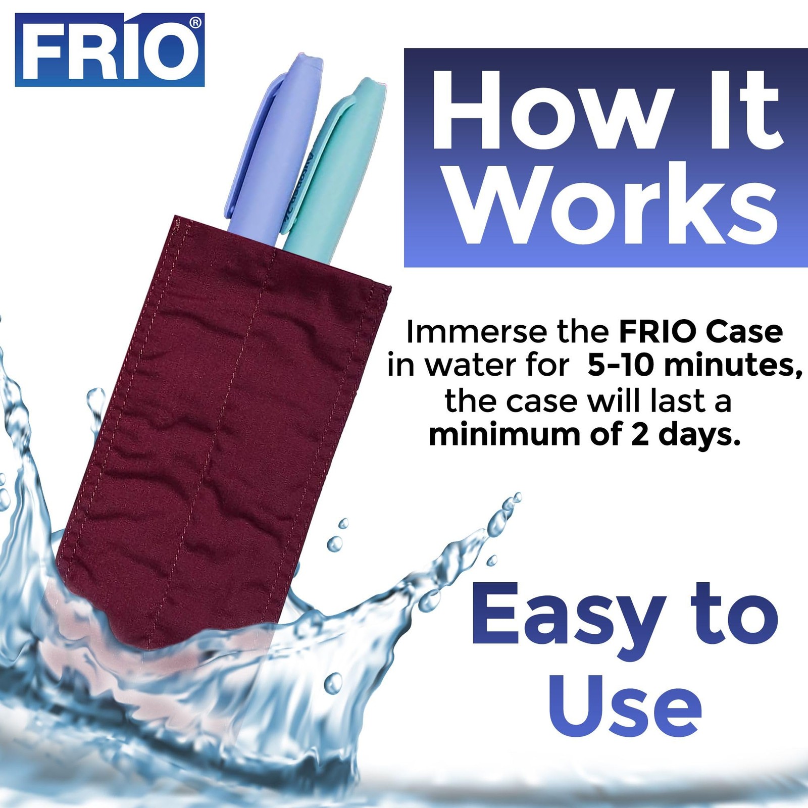 FRIO DUO Insulin Cooler Wallet – Keeps Medication Cool 45+ Hours