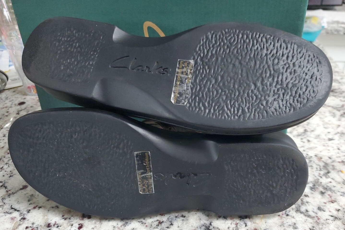 Clarks Patty Athens Pewter Sz 8 Slides #37168