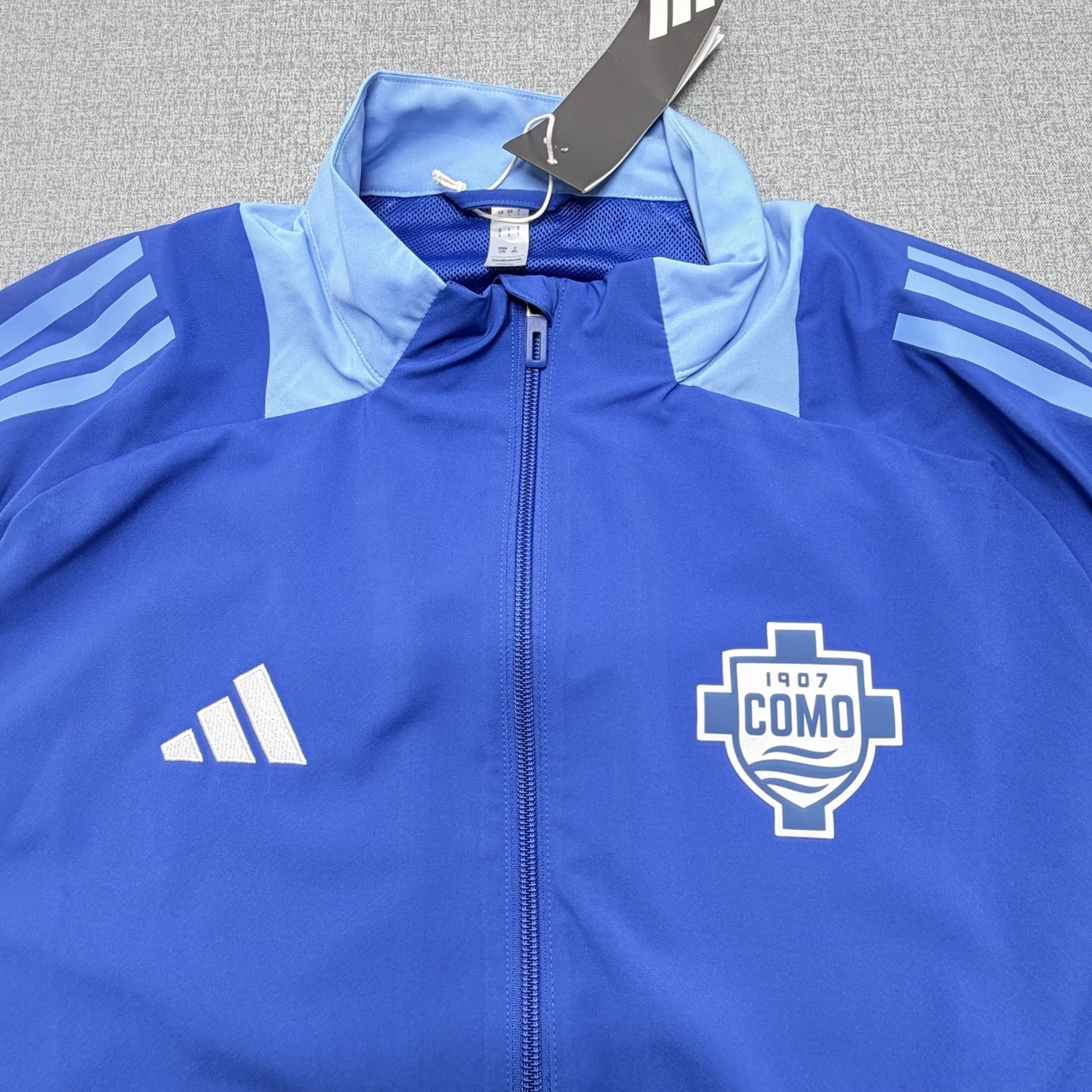 Adidas Como 1907 Tiro 24 Competition Soccer Track Jacket Mens L NWT Blue Serie A