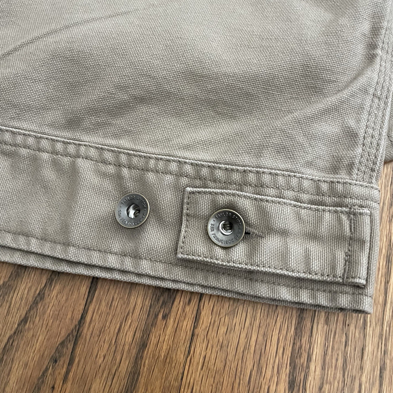 TAYLOR STITCH The Shifter Jacket Baked Soil Canvas Tan Khaki Mens 42 LARGE $188