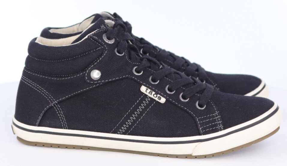 Taos Top Star Women’s High Top Sneakers Shoes Size 8 Canvas Black