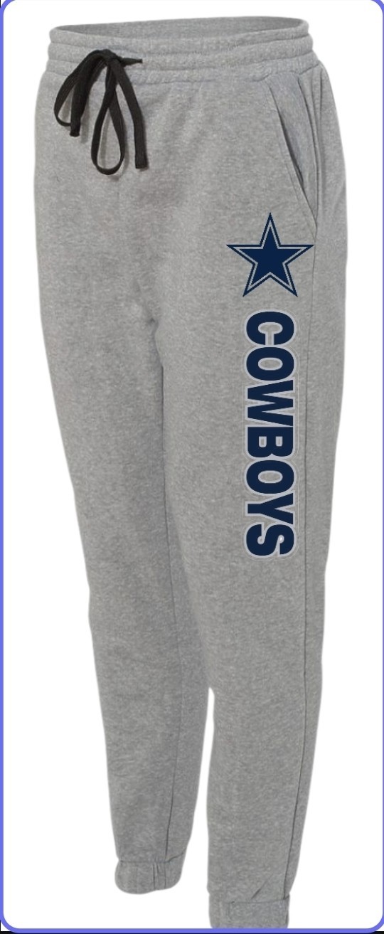 Men’s Burnside Street Jogger Pants Cowboys Small to 3X-Large