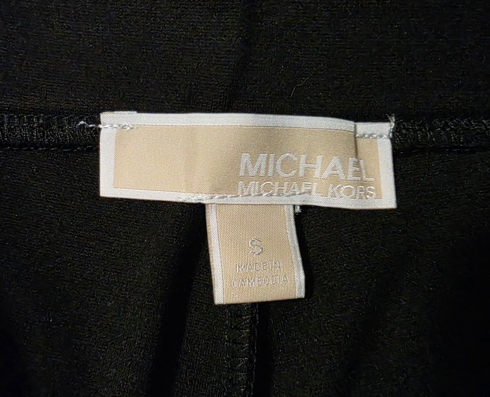 NWT-Michael Kors Straight Pull On Black Pants Women’s Size:S