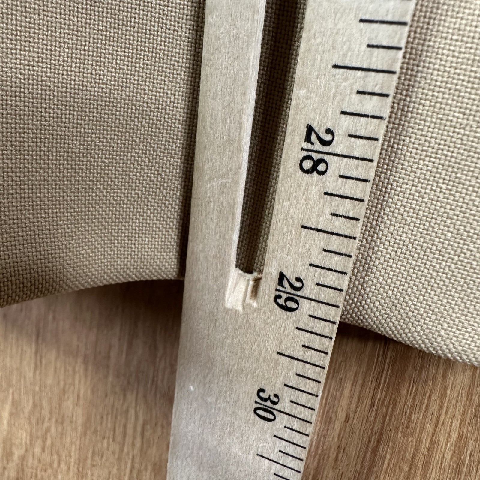 Hardwick Suit Mens 48R Tan 2 Button Gold Accents 100% Polyester Pants 40×29 Flat