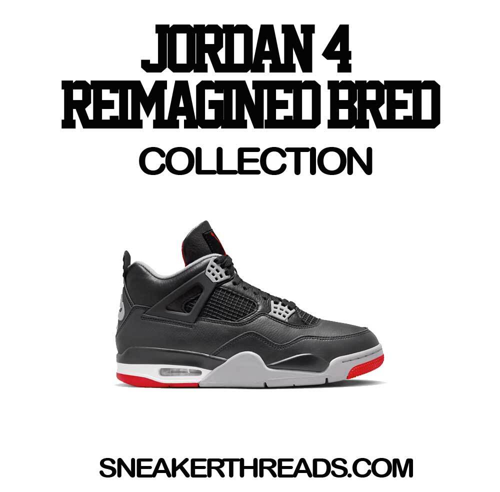 Shirts To Match Jordan 4 Bred – Secure The Bag Sneaker Tees