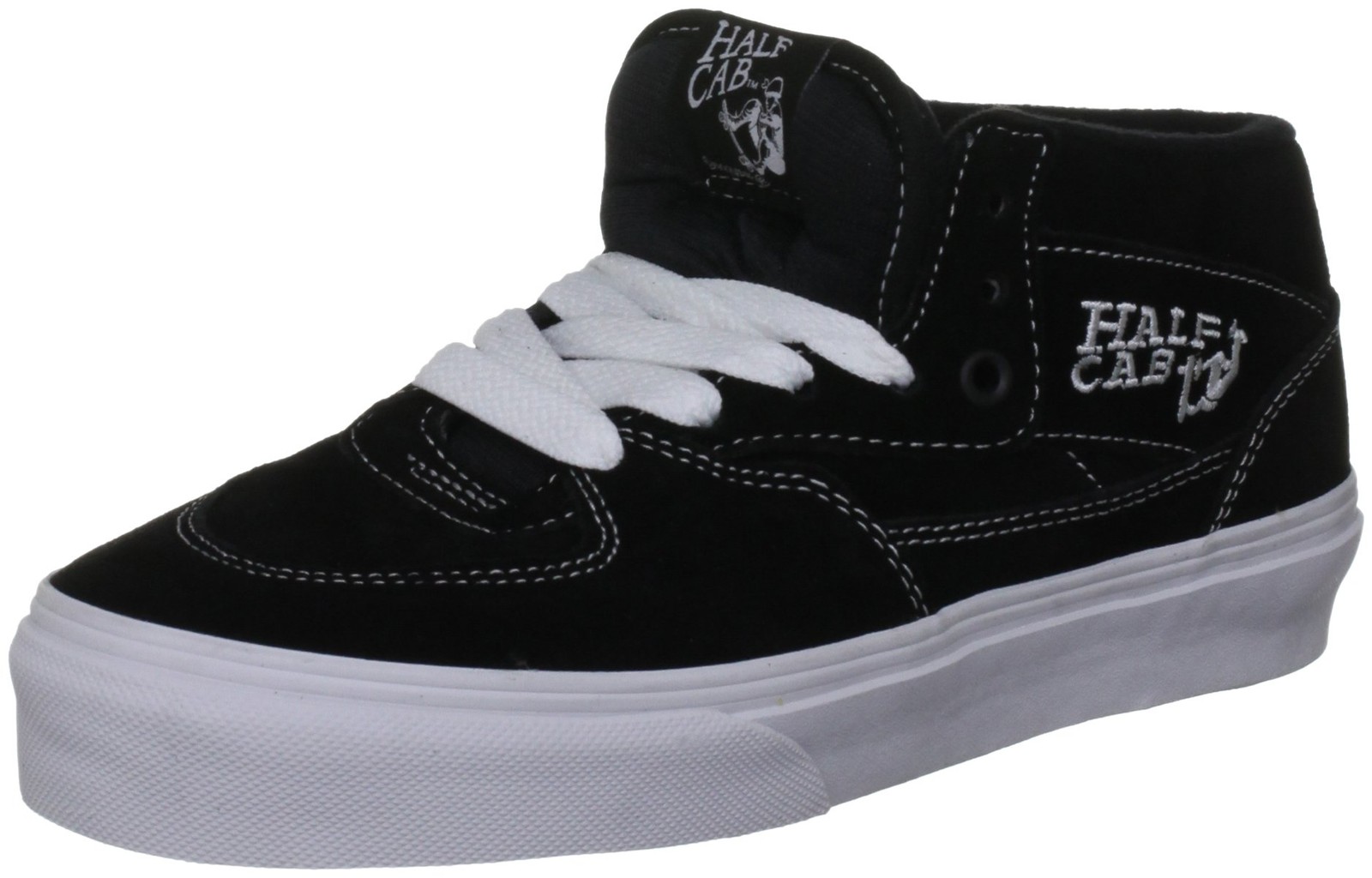 Vans Unisex Half Cab Shoes In Black/White| Authentic New