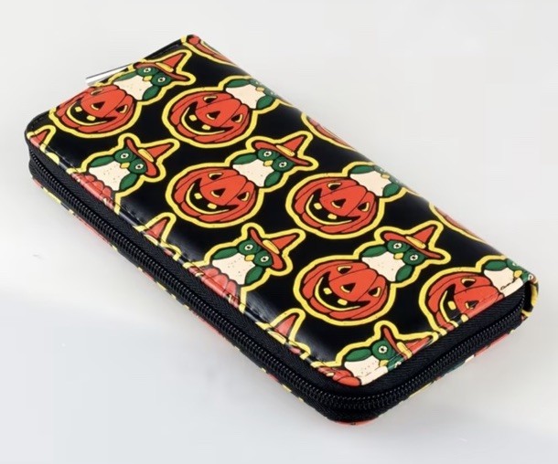 Vintage Looking Halloween Wallet. Cute. Festive.🦉Pumpkins🎃. Casual. Daily