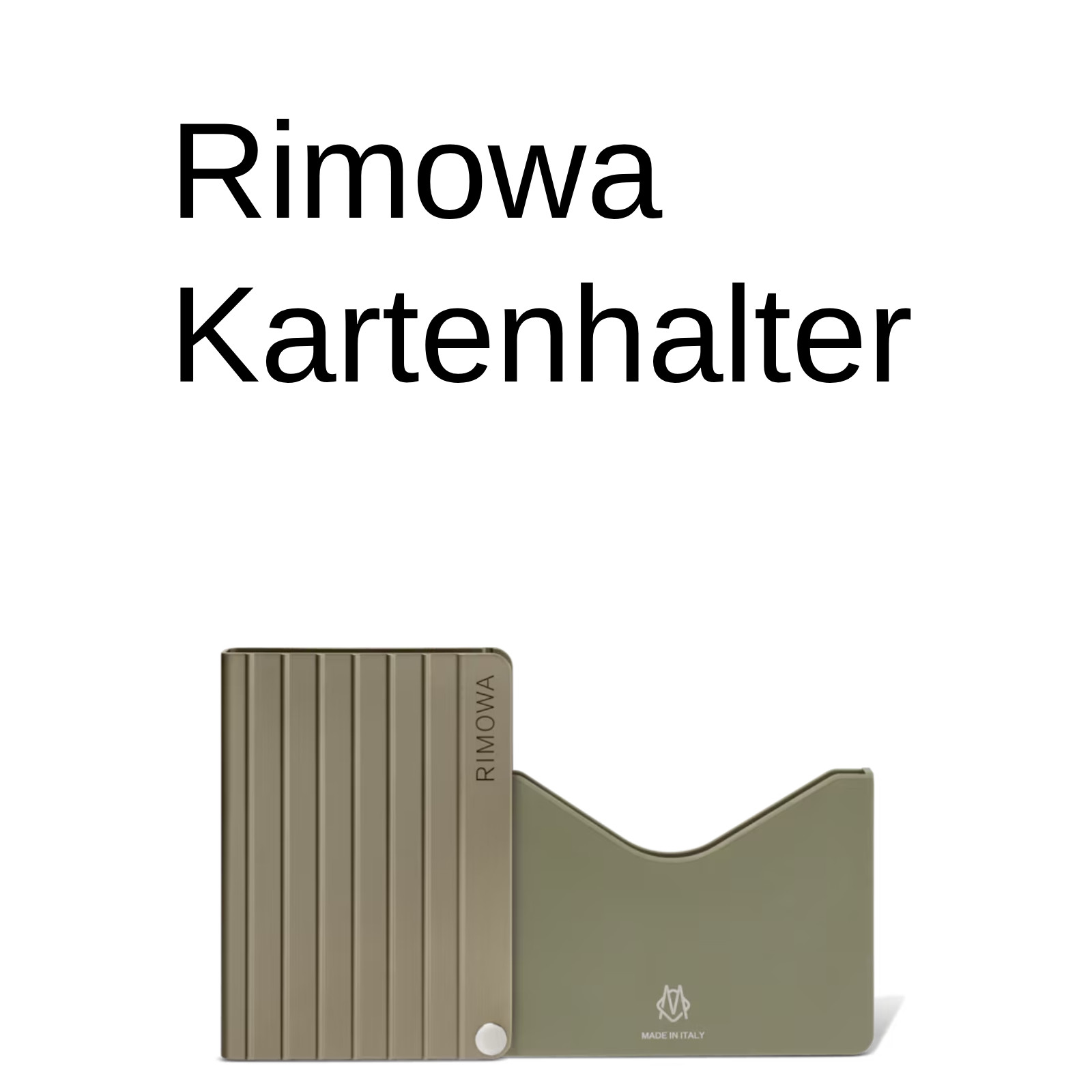 Rimowa Aluminium Card Holder – Titanium | Card Holder | NEW & BOXED 💳✨