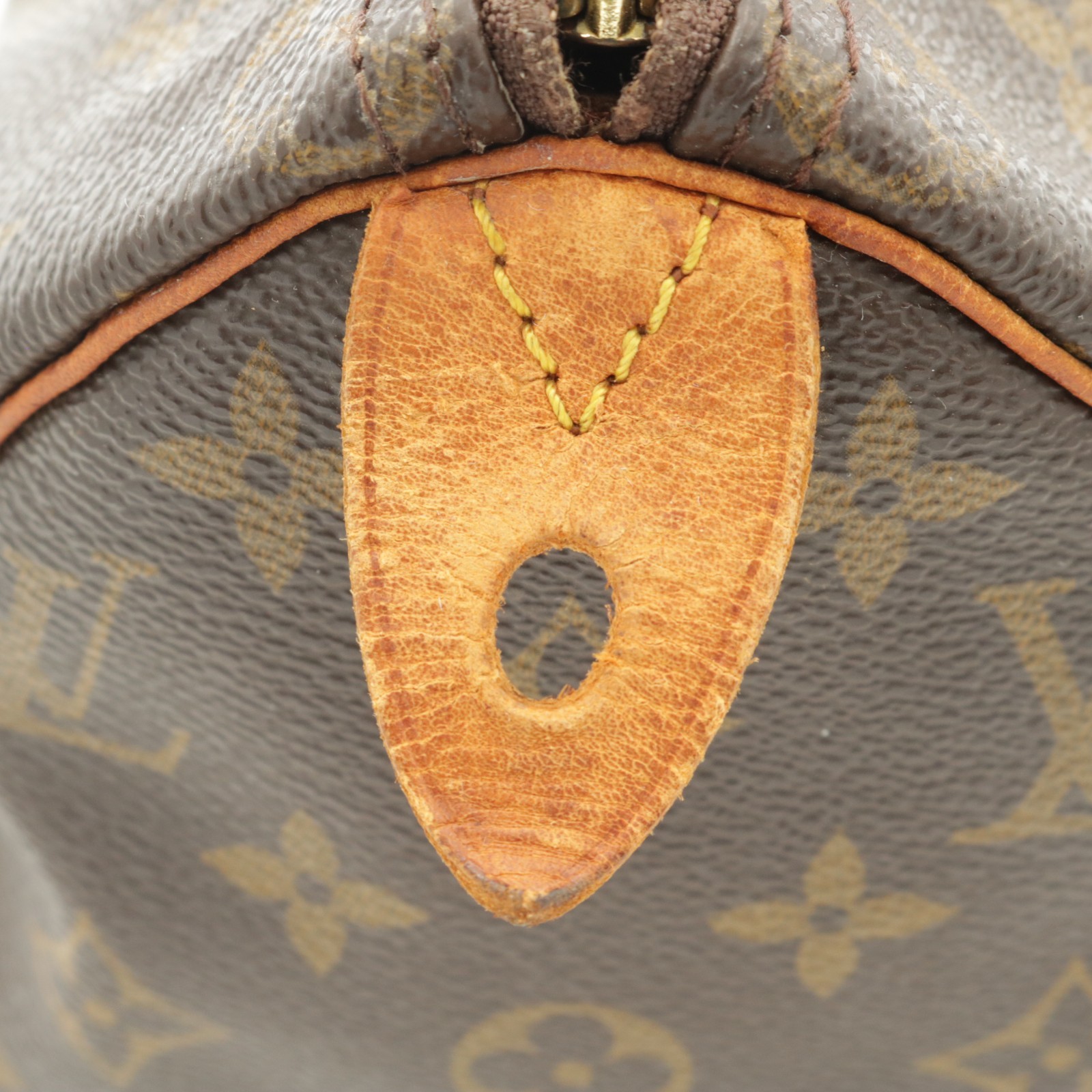 Auth Louis Vuitton M41528 Speedy 25 Hand bag Brown Monogram Serial VI1902