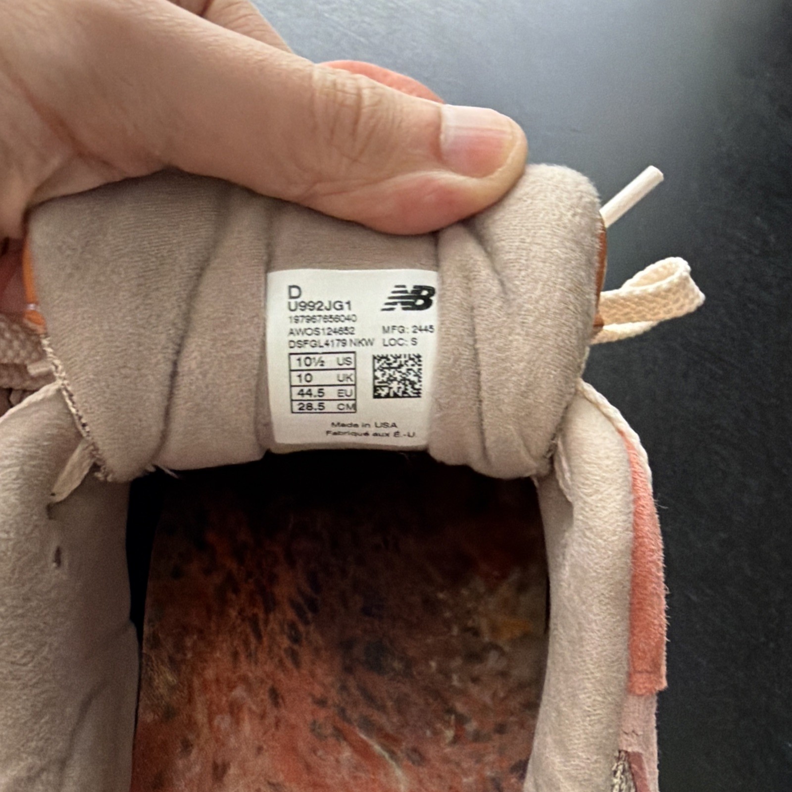 🔥 Size 10.5 – New Balance Joe Freshgoods x 992 Made in USA Aged Well U992JG1
