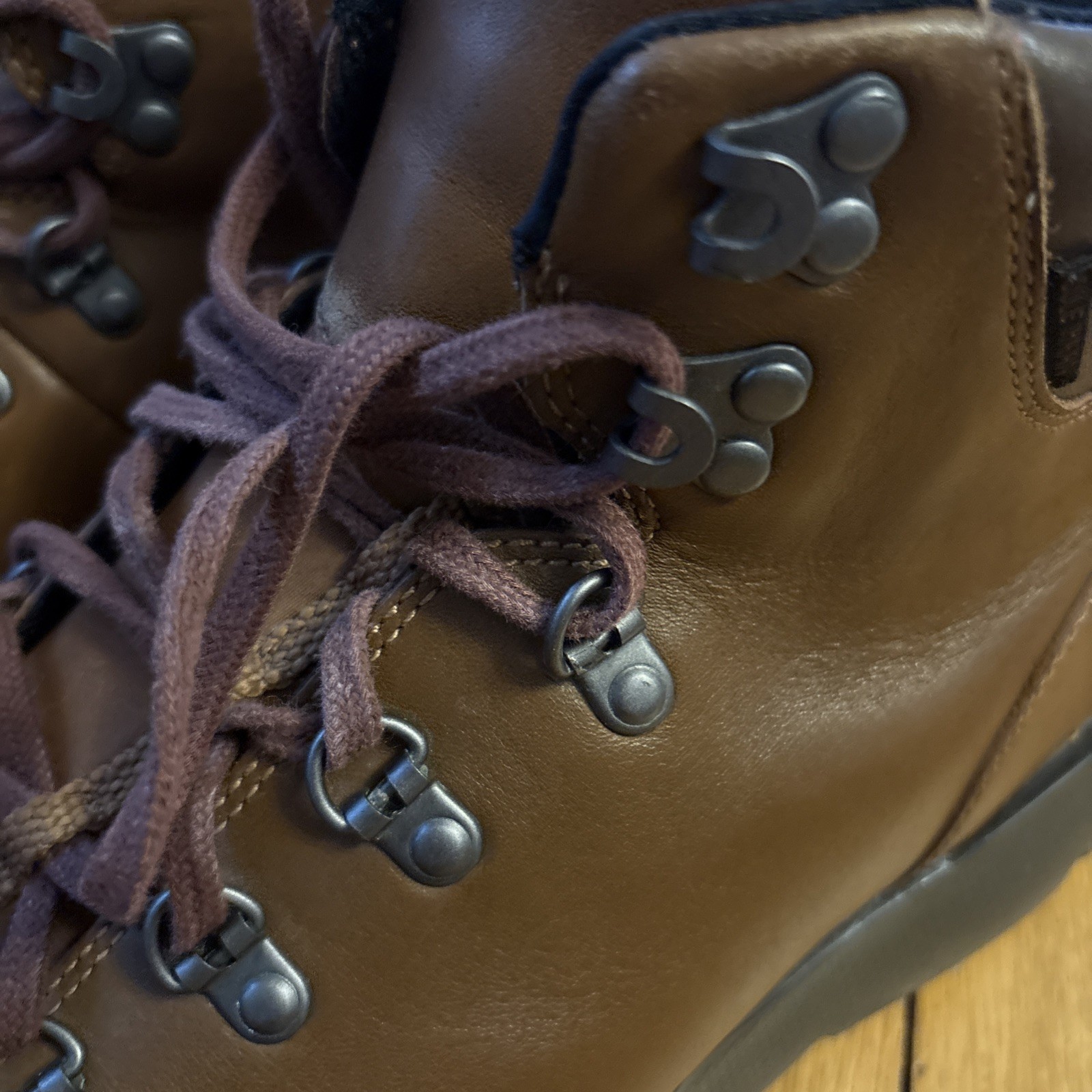 Cole Haan Zerogrand C35585-200 Omni Hiker Boots Men’s Brown Leather Ankle