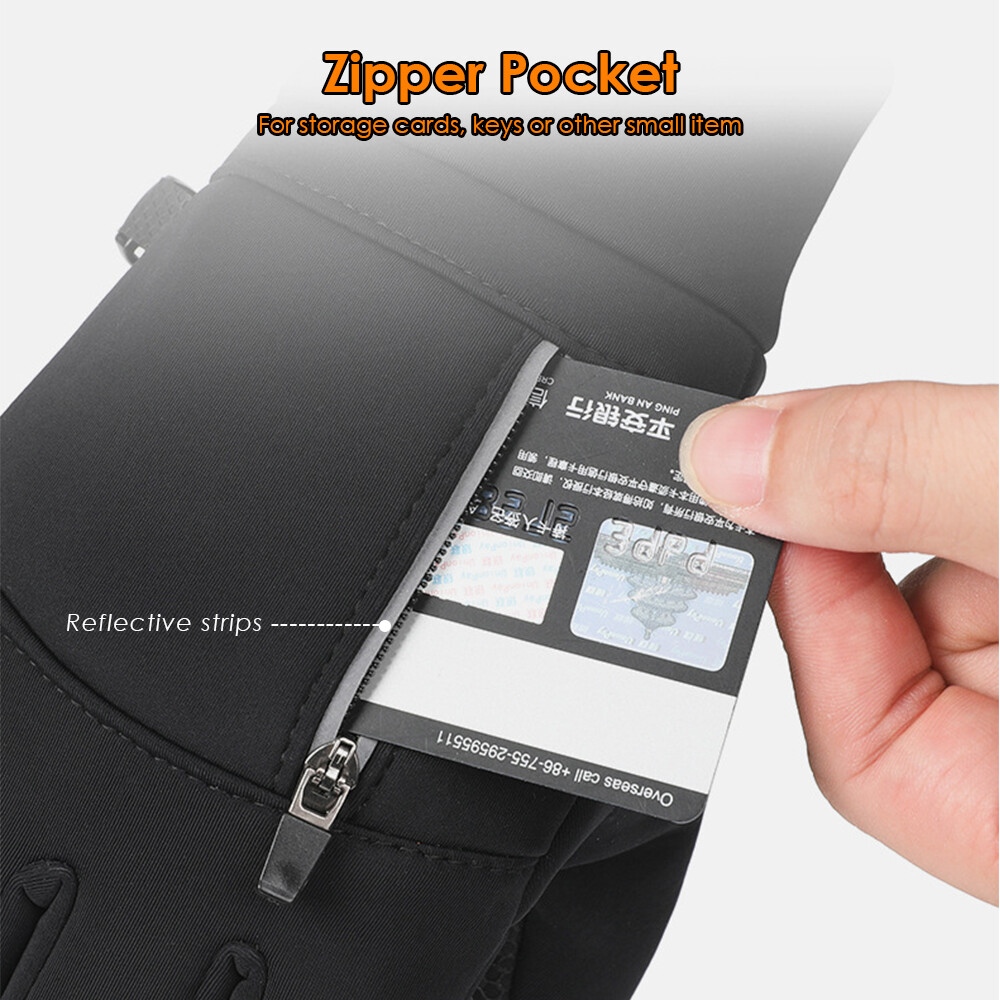 Winter Touch Screen Gloves Windproof Waterproof Men Women Cycling Full Finger