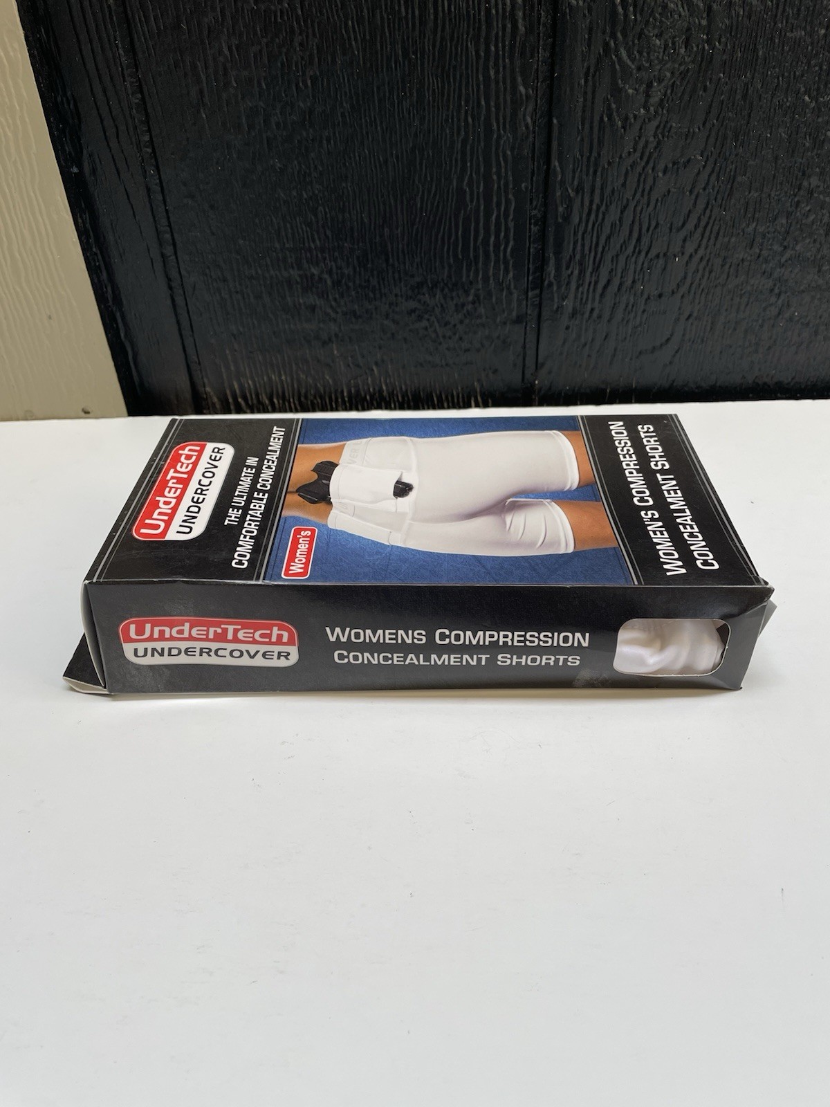 Women’s UnderTech Undercover Compression Concealment Shorts Large White NEW