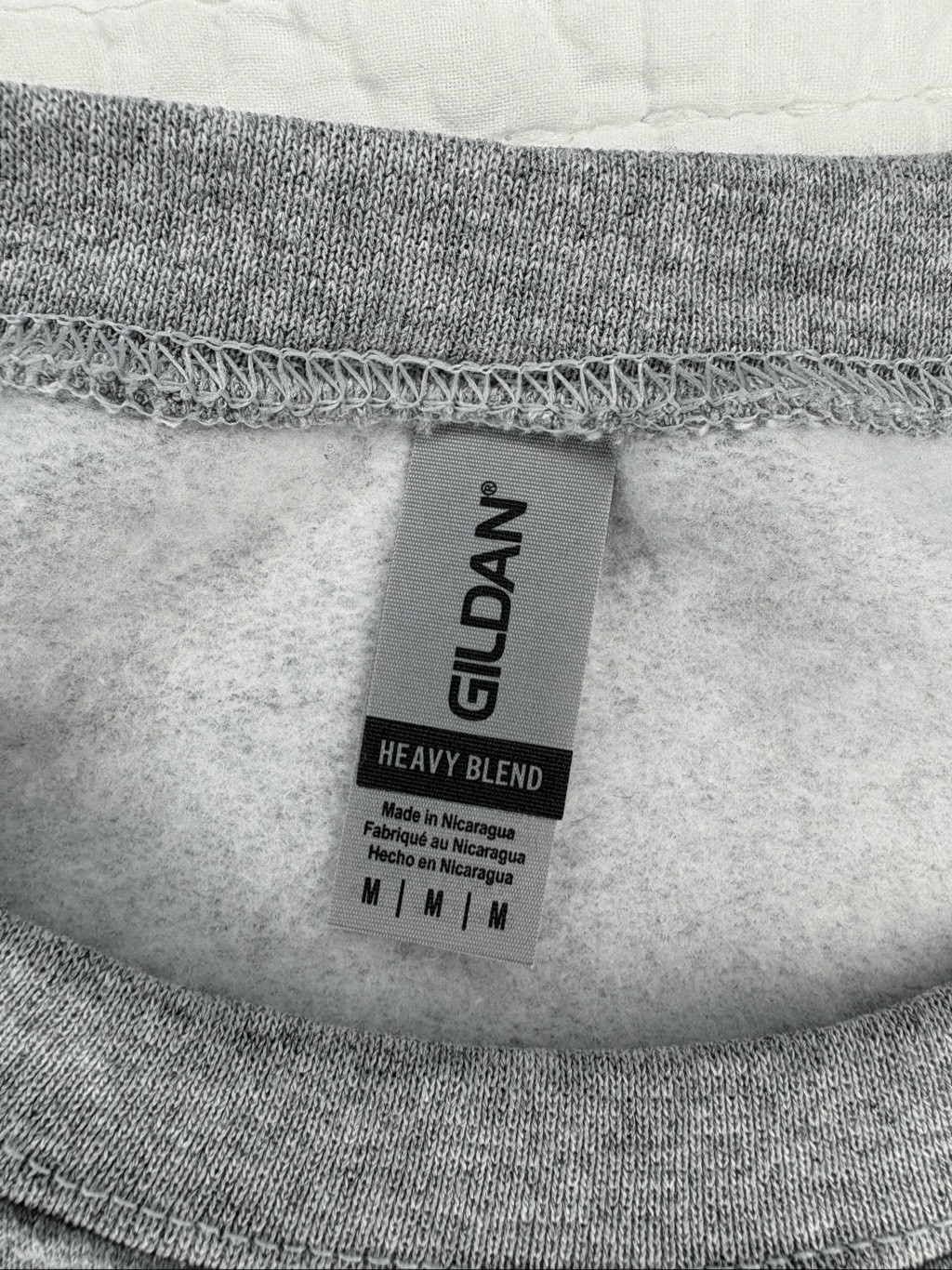 NWOT custom applique TA-DA!” Gray crewneck sweatshirt – M/L