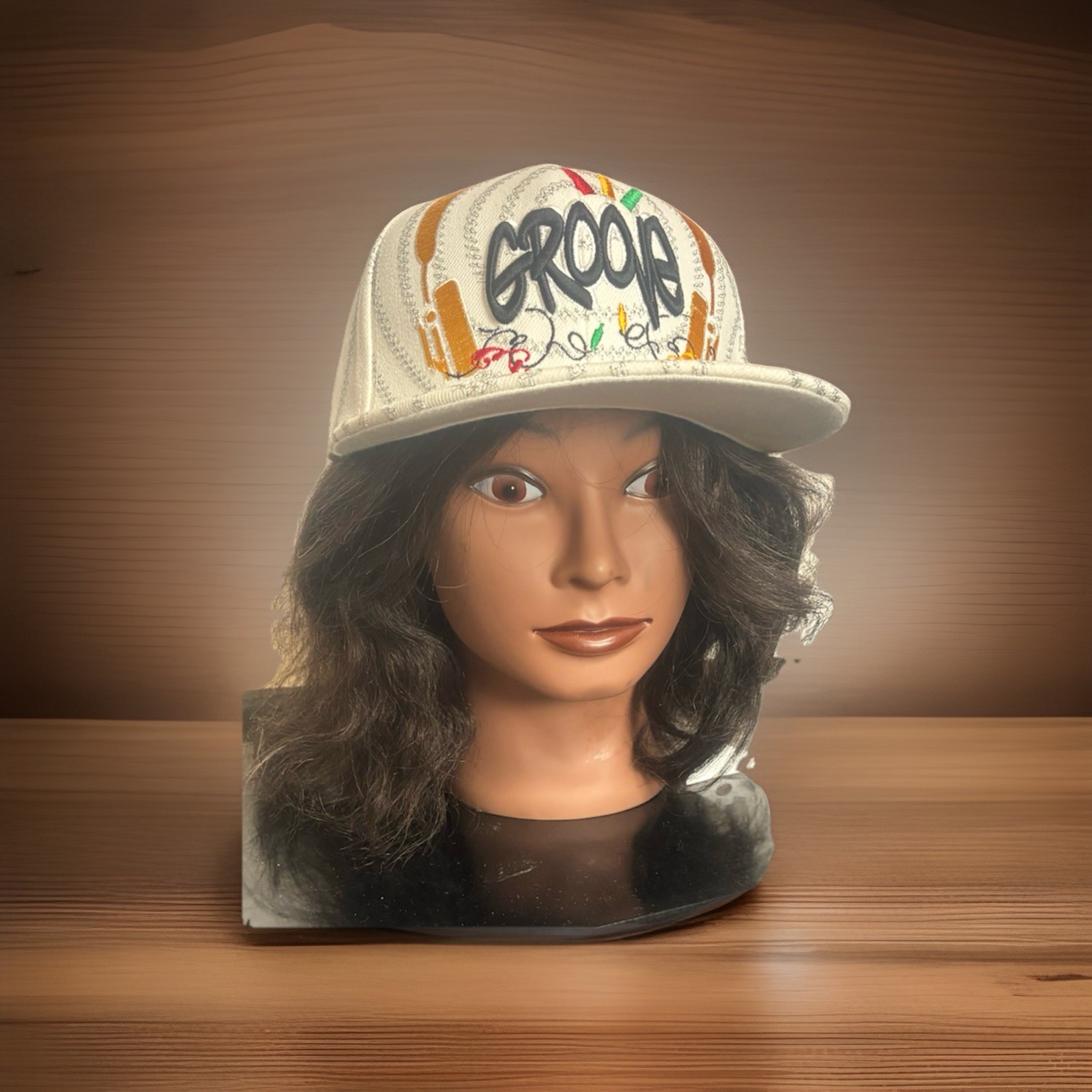 Hip Hop 90s Dance Snap back Hat Medium Groove Embroidered Colorful City Hunter