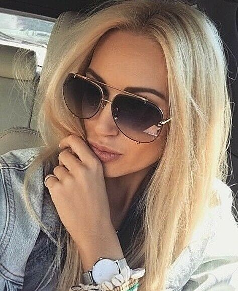 XL “TALON” OVERSIZED Women Sunglasses PILOT 100% UV PROTECTION high quality