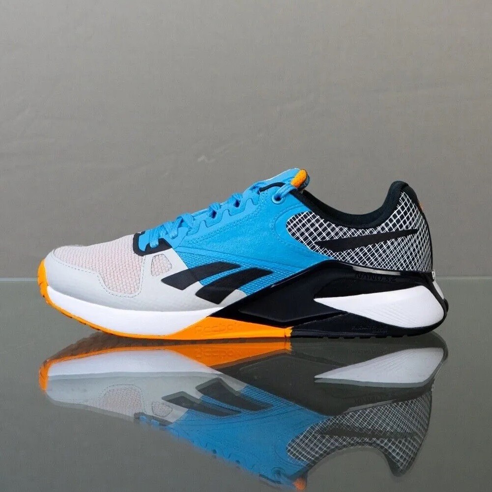 Reebok Nano 6000 Men’s Athletic Shoe Training Sneaker Blue Cross Trainers #382