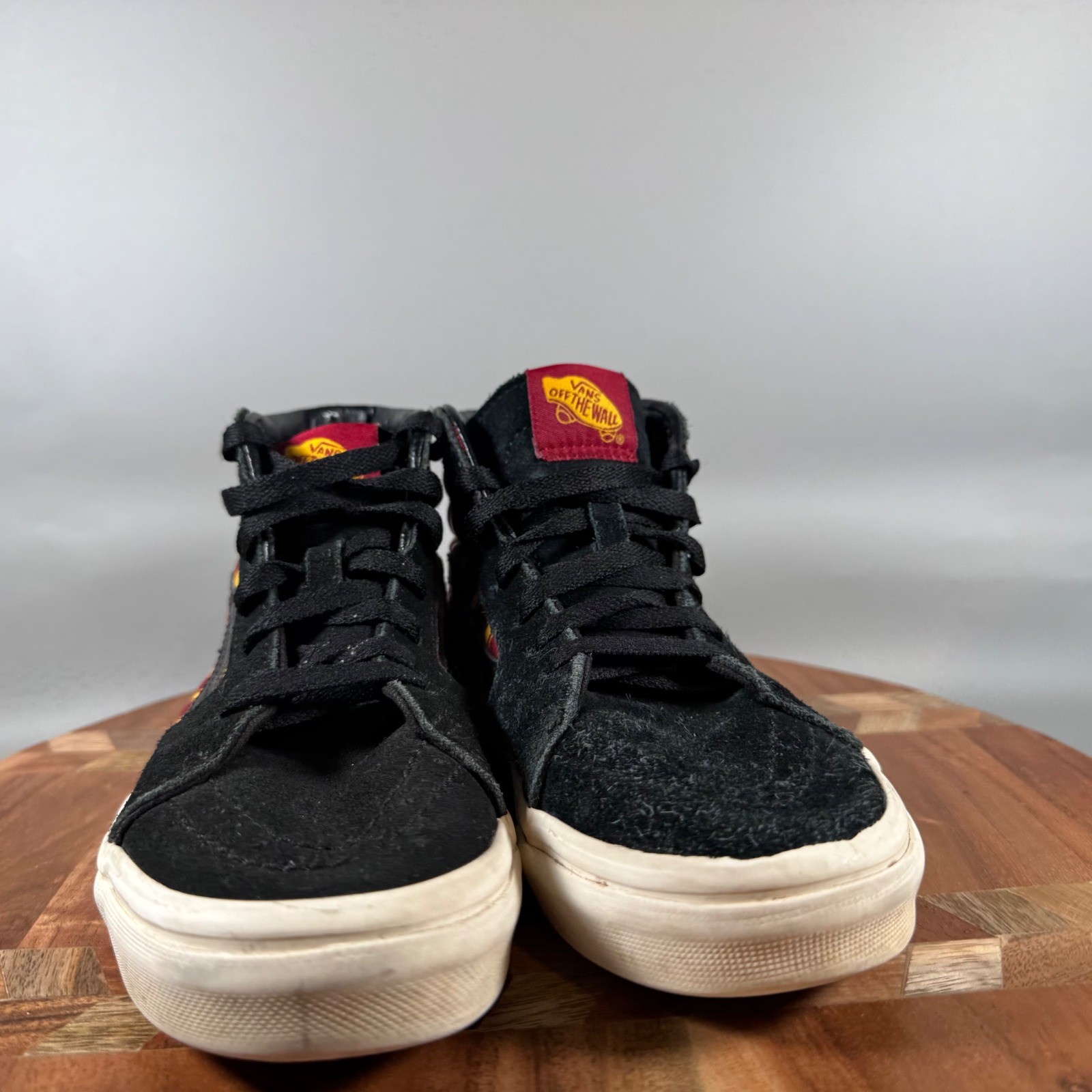 Vans Harry Potter Gryffindor Sk8-Hi Black Red Gold Kids Size 2.0 Sneakers