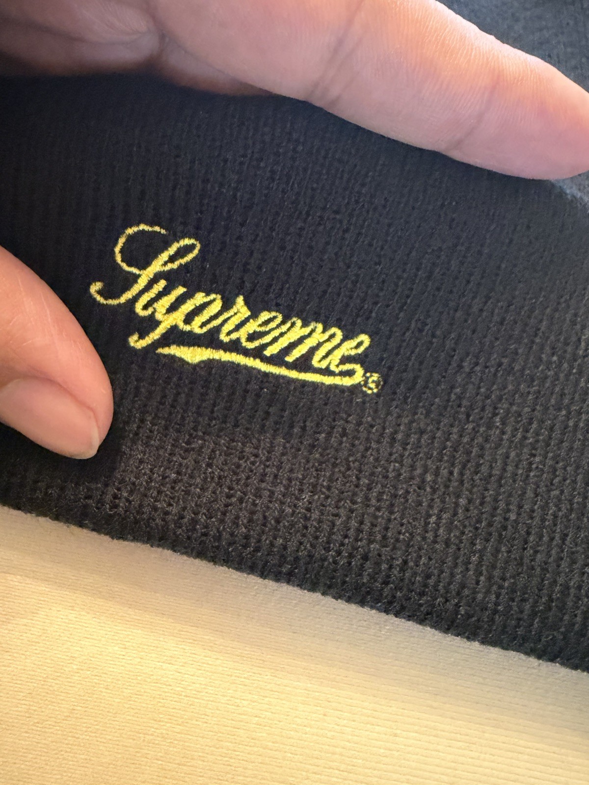 NWT Supreme Wu-Tang Clan Beanie OS black FW25 FREE SHIPPING!