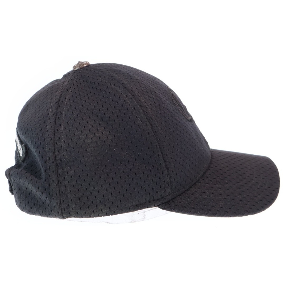 CHROME HEARTS MESH CAP CH Logo Embroidered Baseball Hat Black Used 9b4d84861874f
