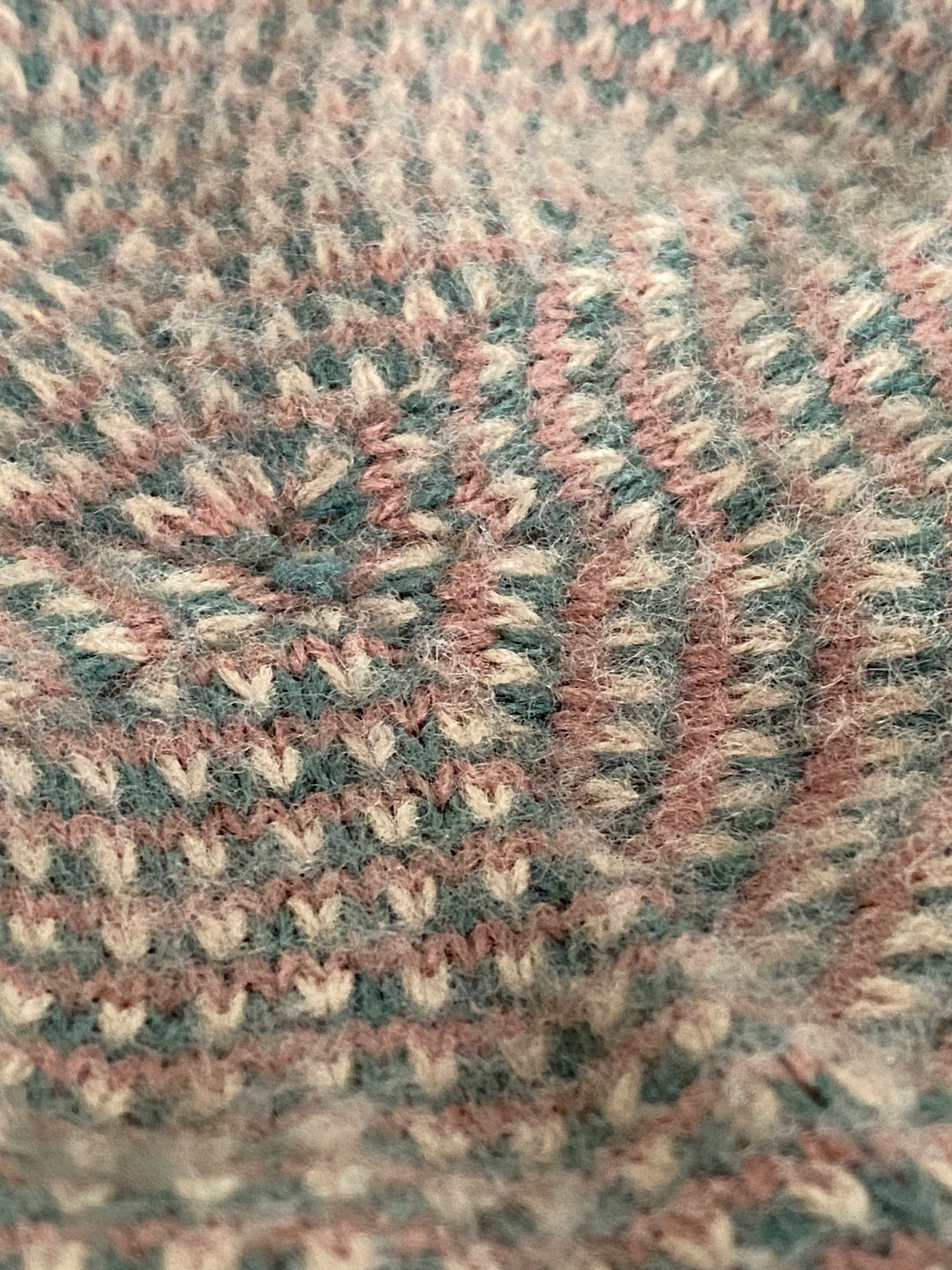 Vintage Neiman Marcus Knit Beret Hat Multicolor Wool Blend Slouch Tam Boho Made