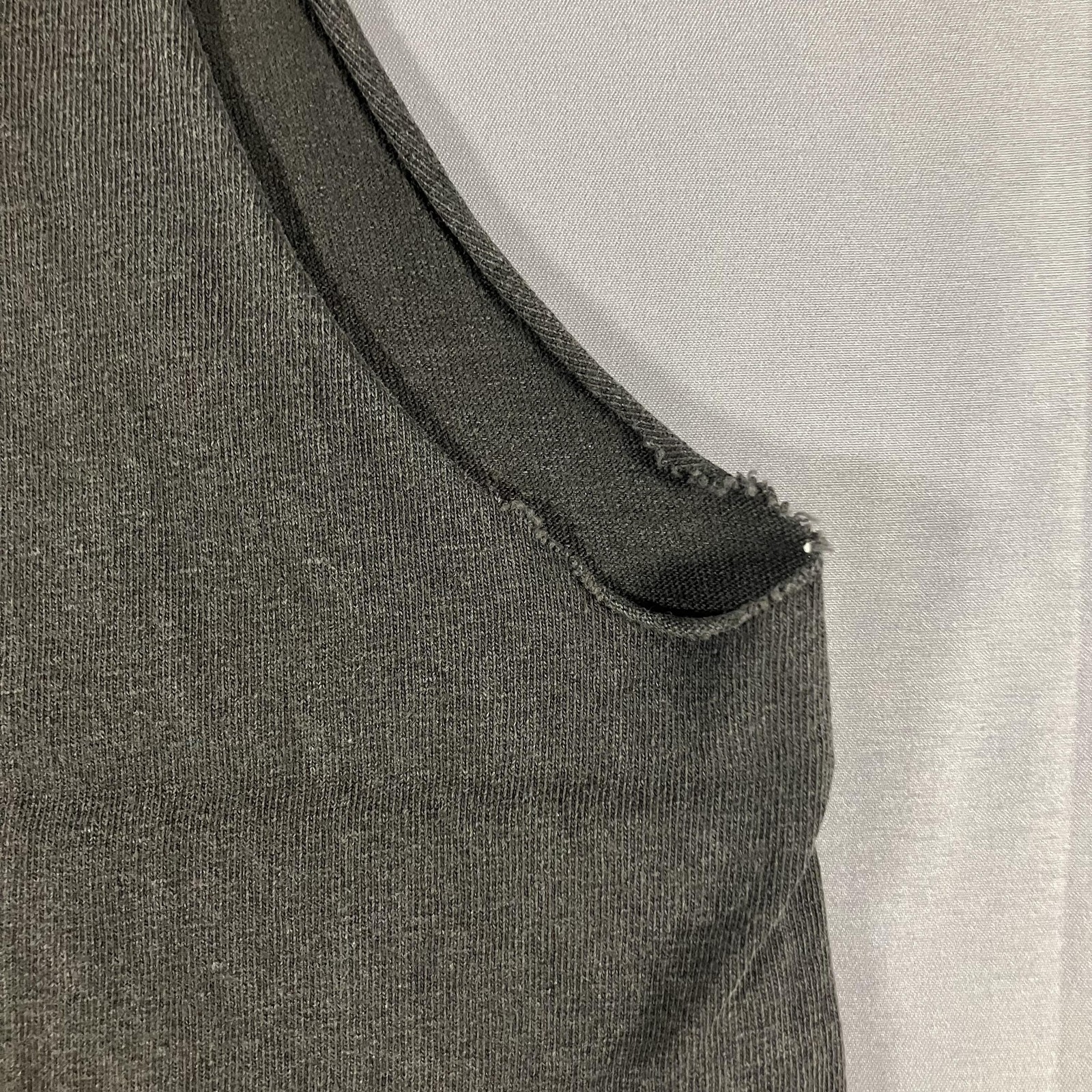 Los Angeles Apparel Shirt Mens Small Gray Dog Graphic Sleeveless Heavyweight Tee