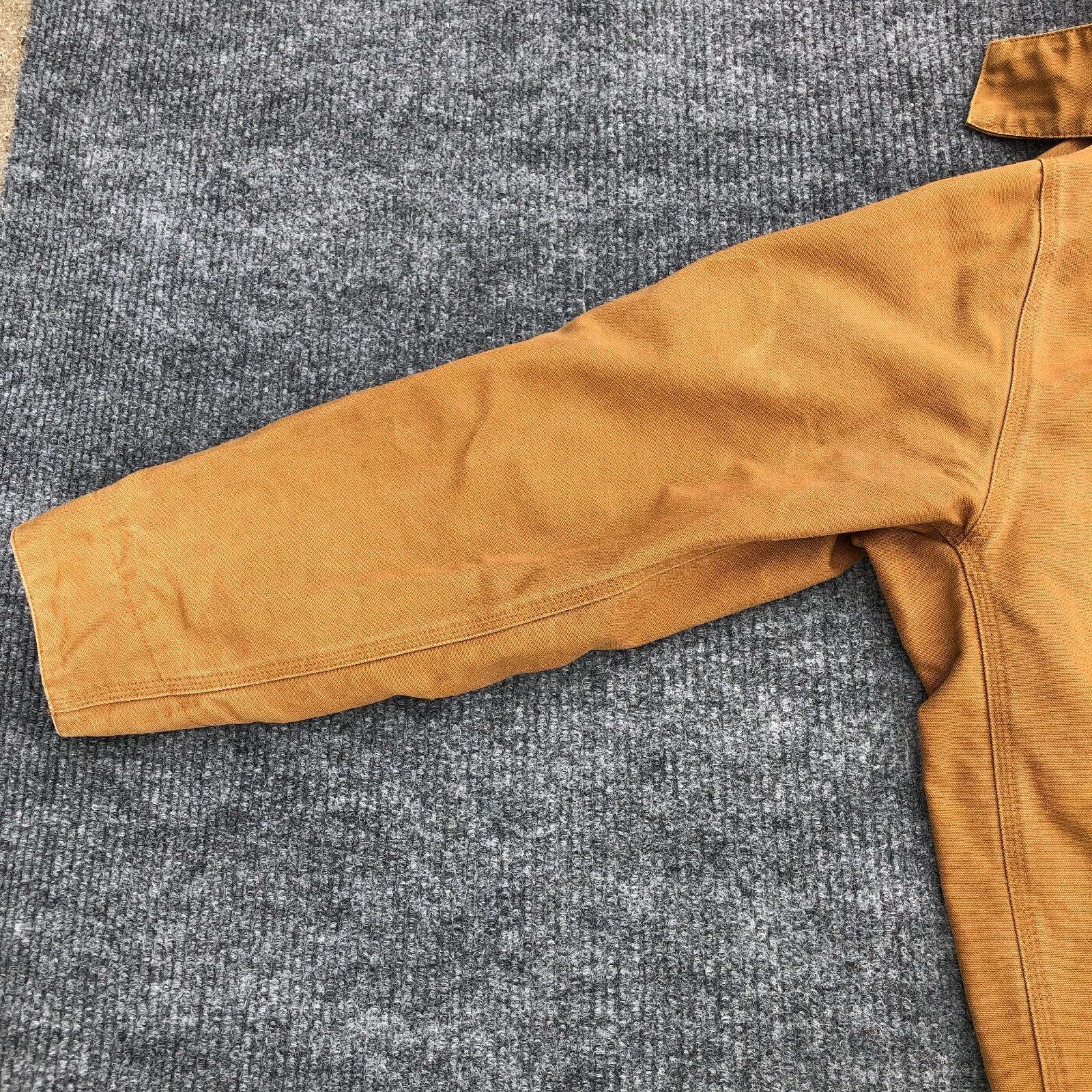 Carhartt C75 BRN Canvas Hooded 3 in 1 Jacket Coat No Liner Men’s Size XL