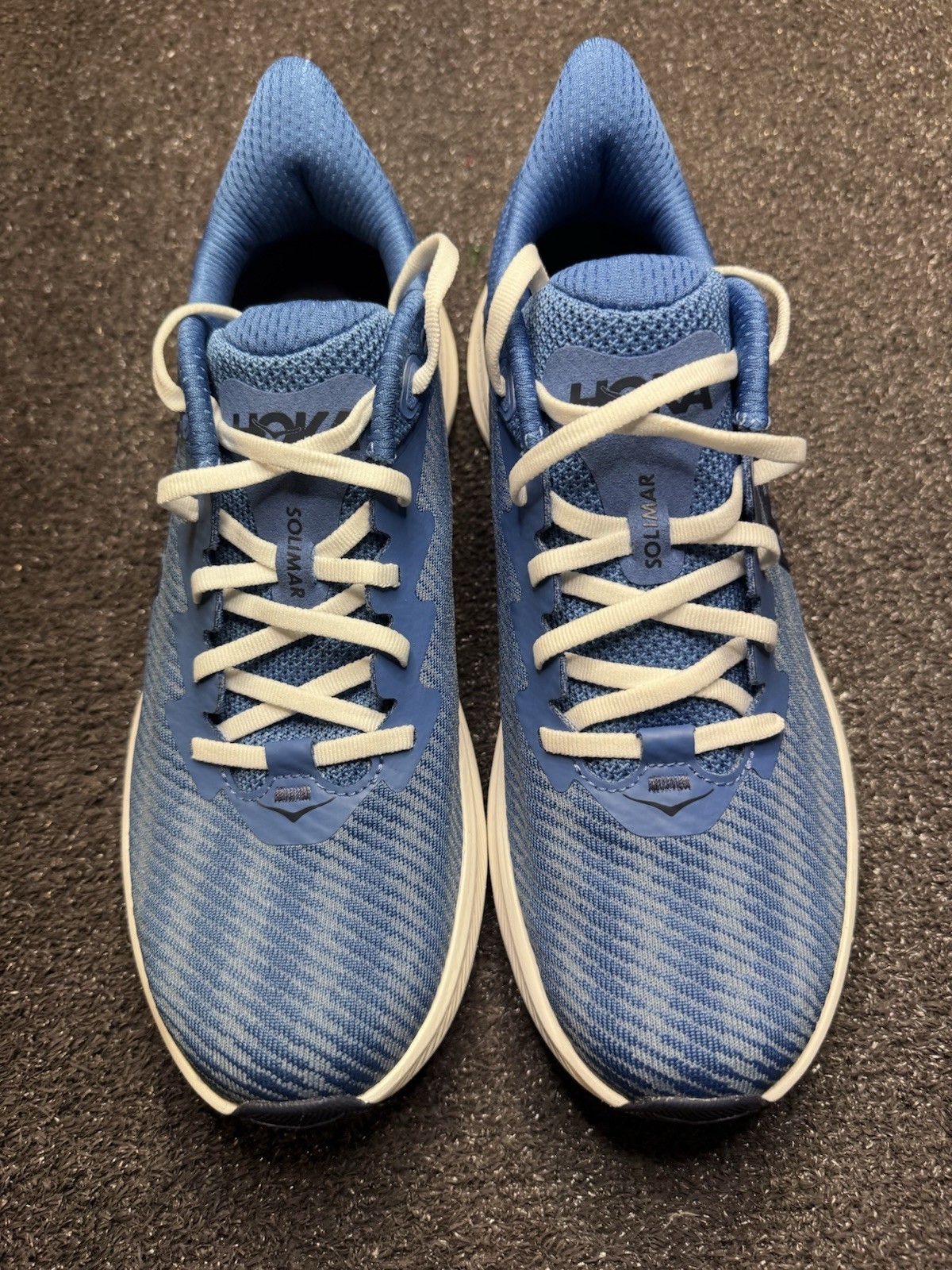 Hoka One One Solimar Men’s Size 9 1123074 Foggy Night/white Running Shoes