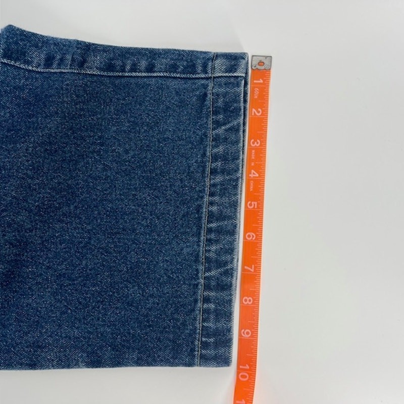 VTG Y2K First Down Zip Off Denim Jeans Mens 32 Cargo Baggy Skater Streetwear