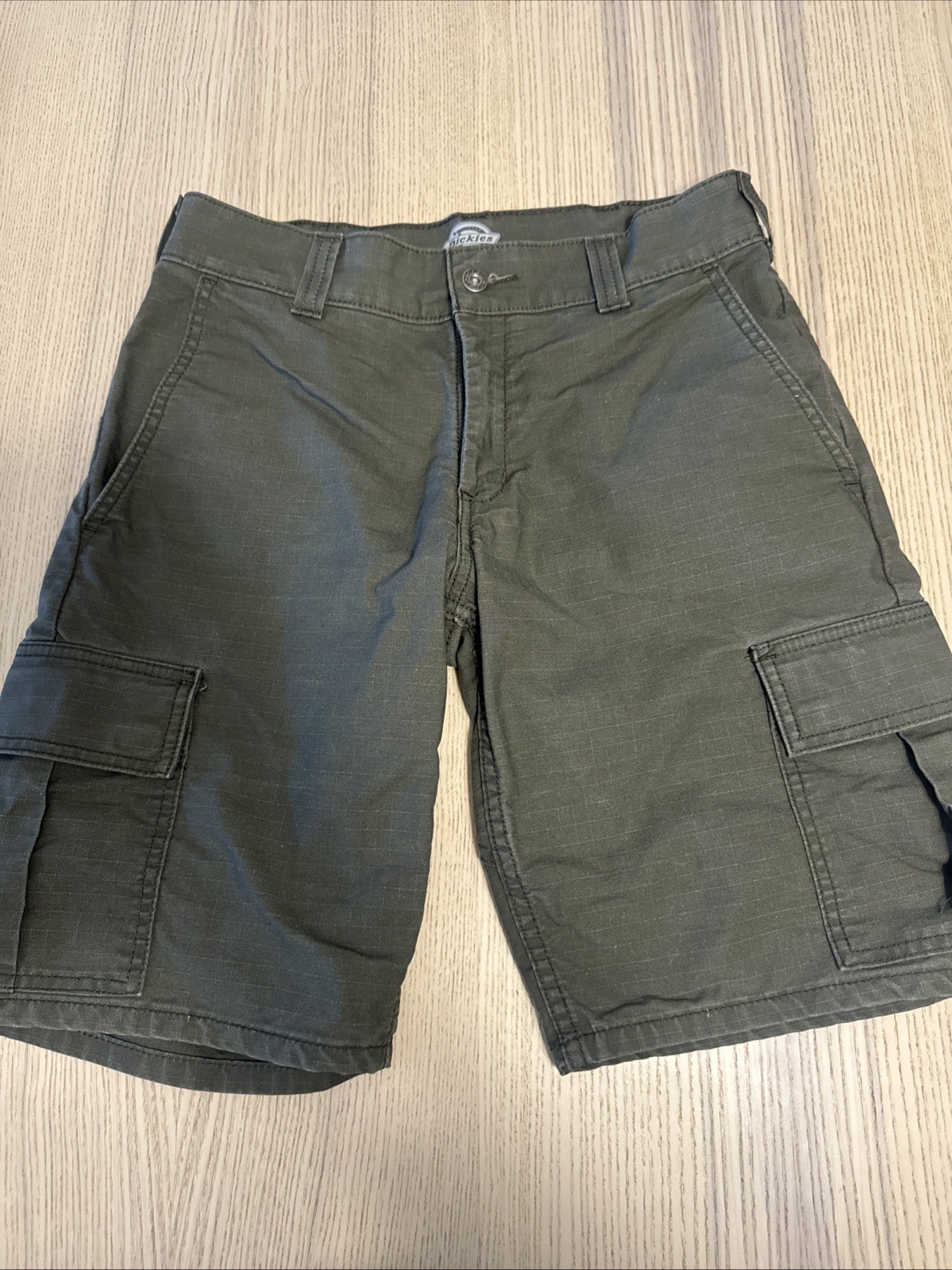 Dickies Skateboarding Cargo Shorts Mens Size 29 Olive Moss Green 11” Inseam Y2K