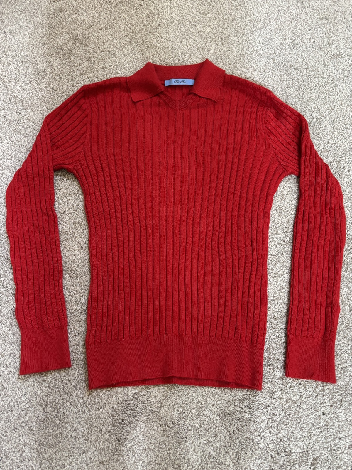 Blu Bre Ribbed Sweater Size M – Premium Japanese Knitwear – Gently Used