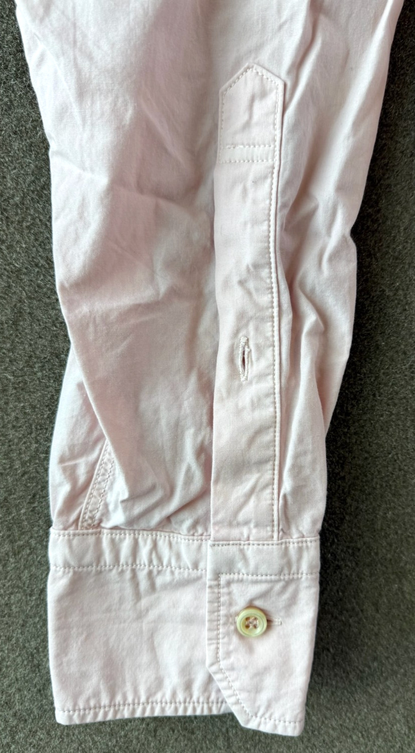 45rpm 45R Pink Cotton Button Down Shirt Made in Japan Men’s Size 4 (US M/L) NWT