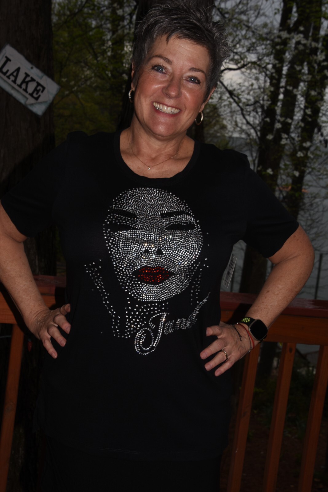 Janet Jackson rhinestone bling shirt or tank XS S M L XL XXL 1X 2X 3X 4X 5X