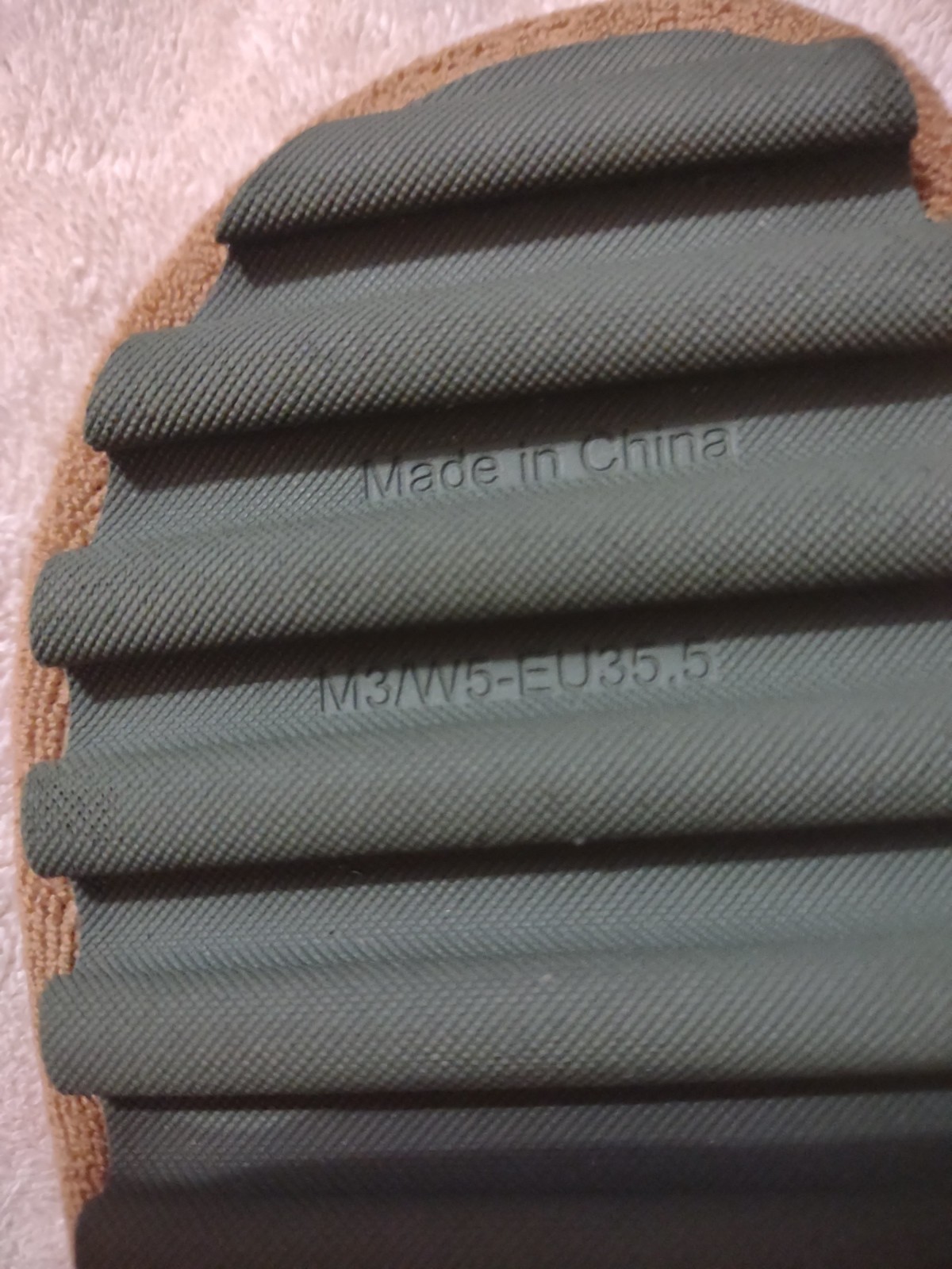 Commbi Double Memory Foam Footbed Insert Tan W5 M3 EU35. 5