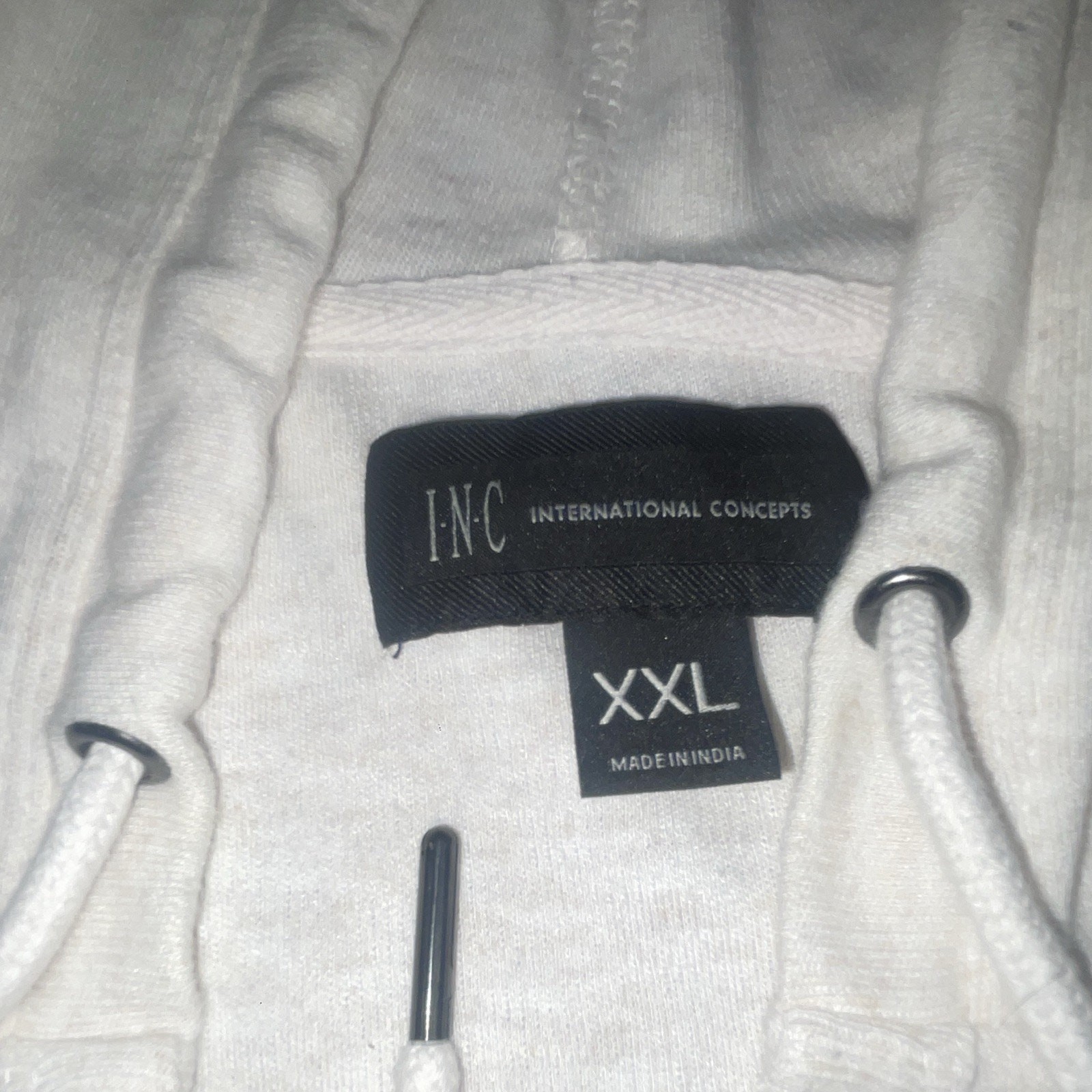 INC International Concepts Henley Pullover Hoodie w/ Pockets XXL
