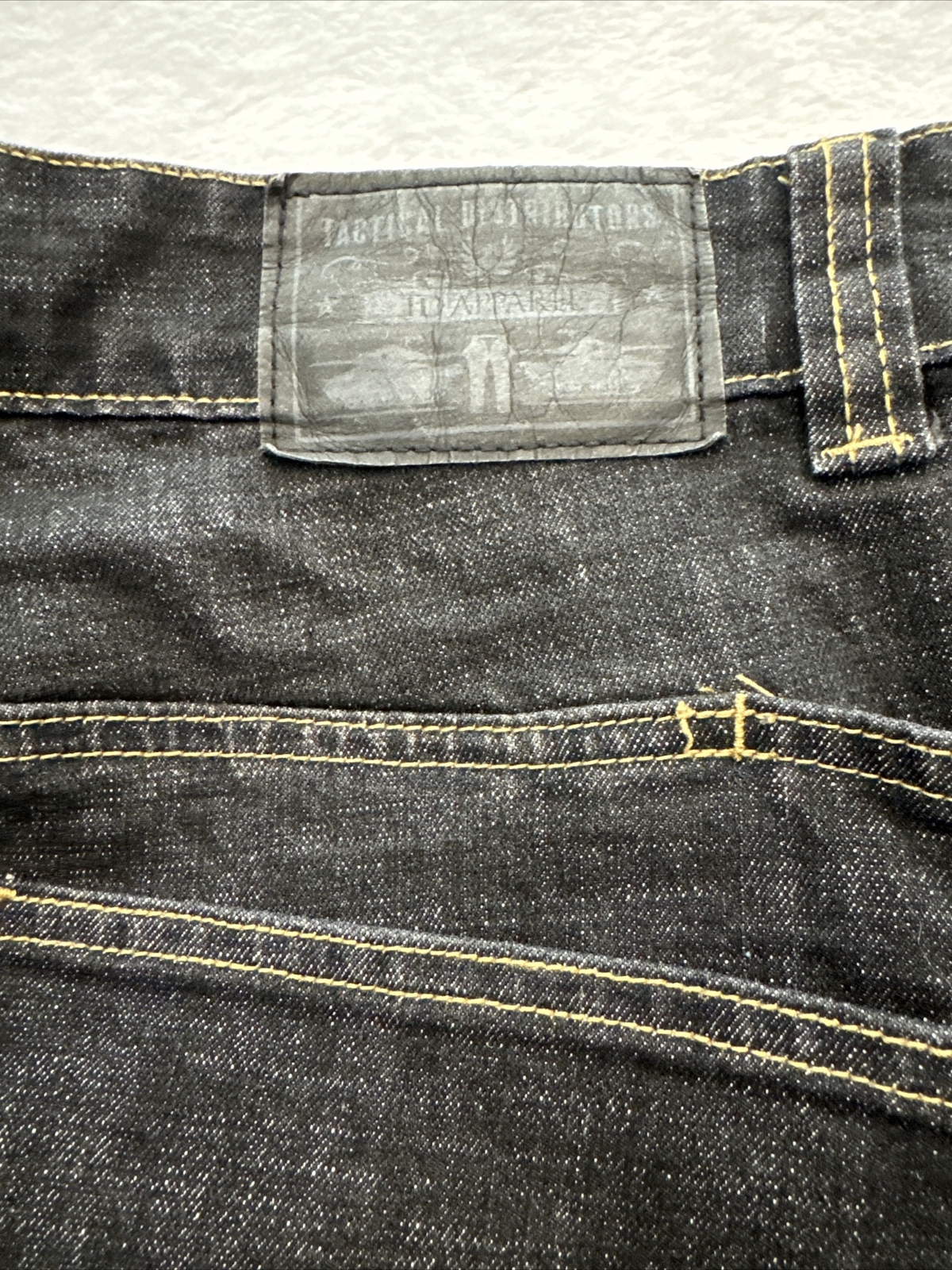 TD Tactical Distributors 38×34 Jeans BLACK “Legend” Men Straight Denim EXCELLENT