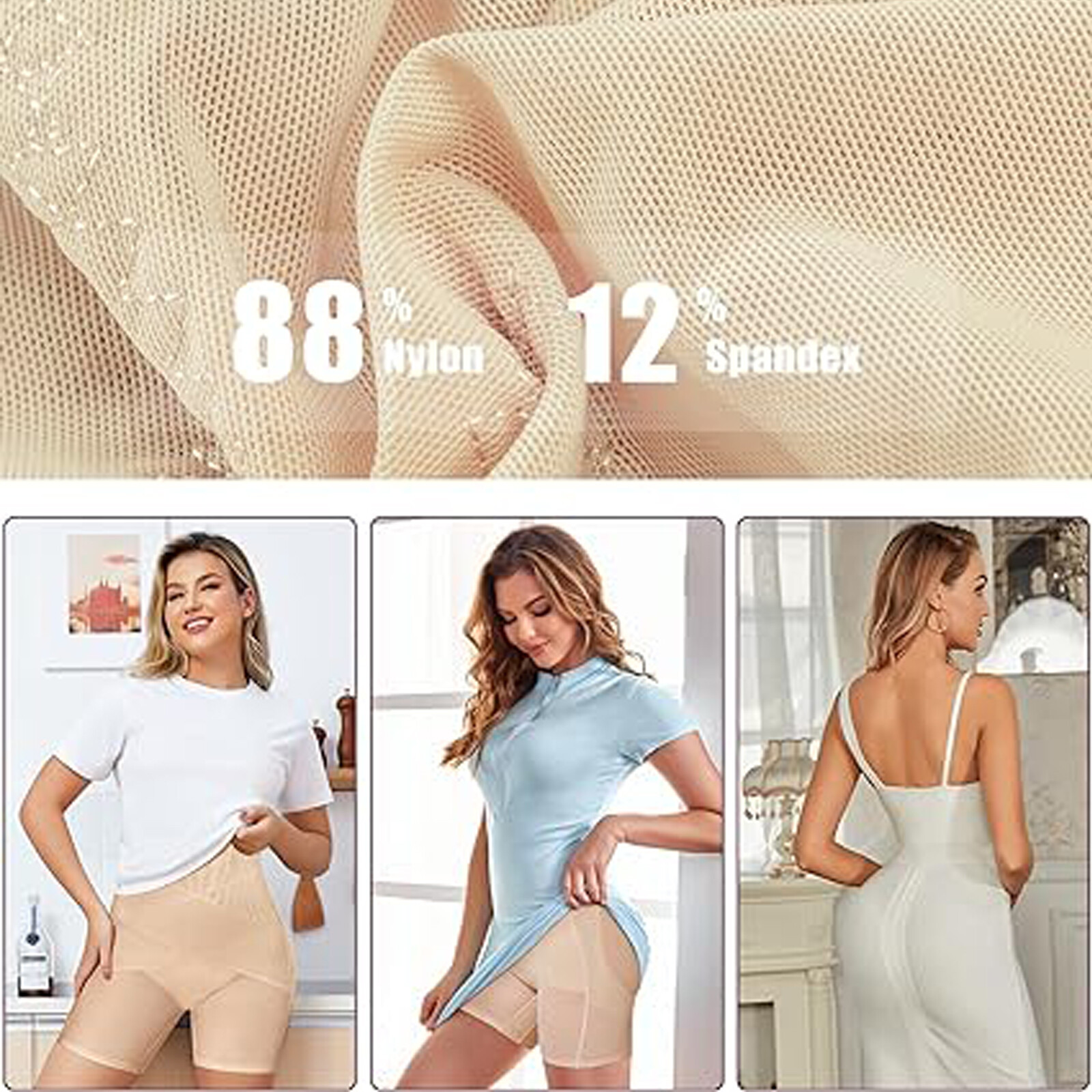 Tummy Control High Waist Shorts Girdle Pants Body Shaper Thigh Slimmer Shapewear