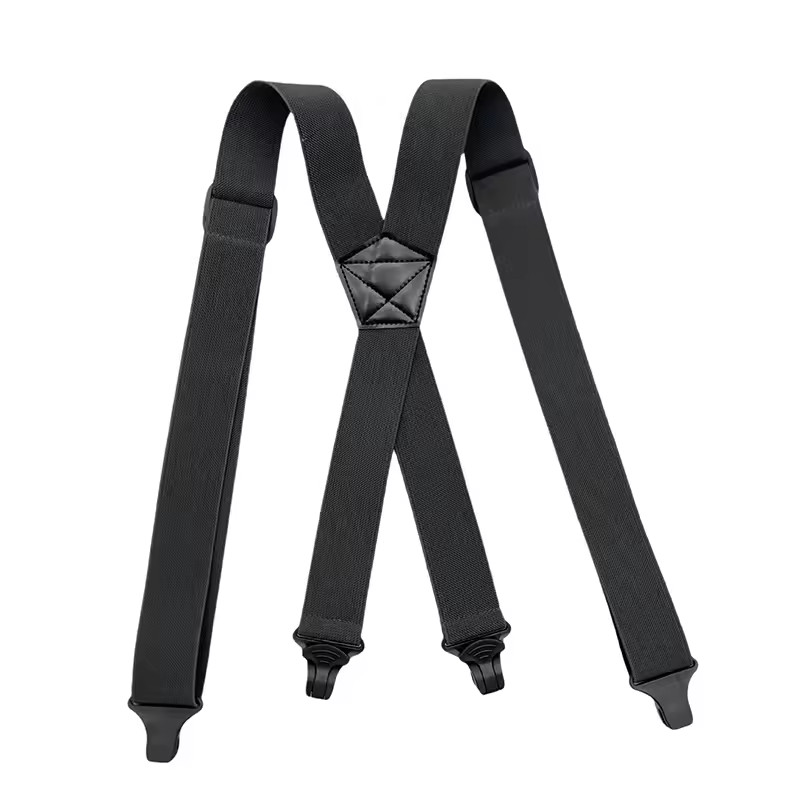 Heavy Duty Elastic Suspenders for Men Trouser Pants Braces Strap Work Belt