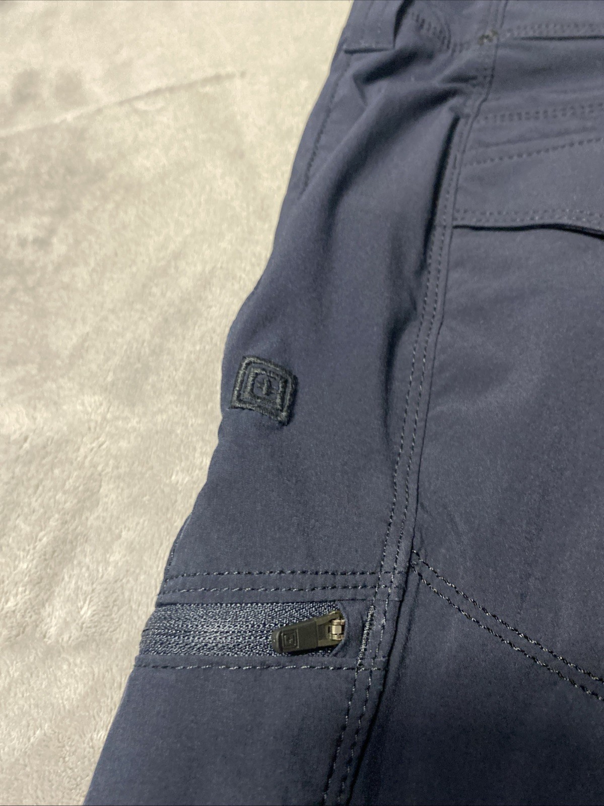 5.11 Tactical Pants Mens 42×32 Navy Blue Stretch Convertible Hiking 74531-019