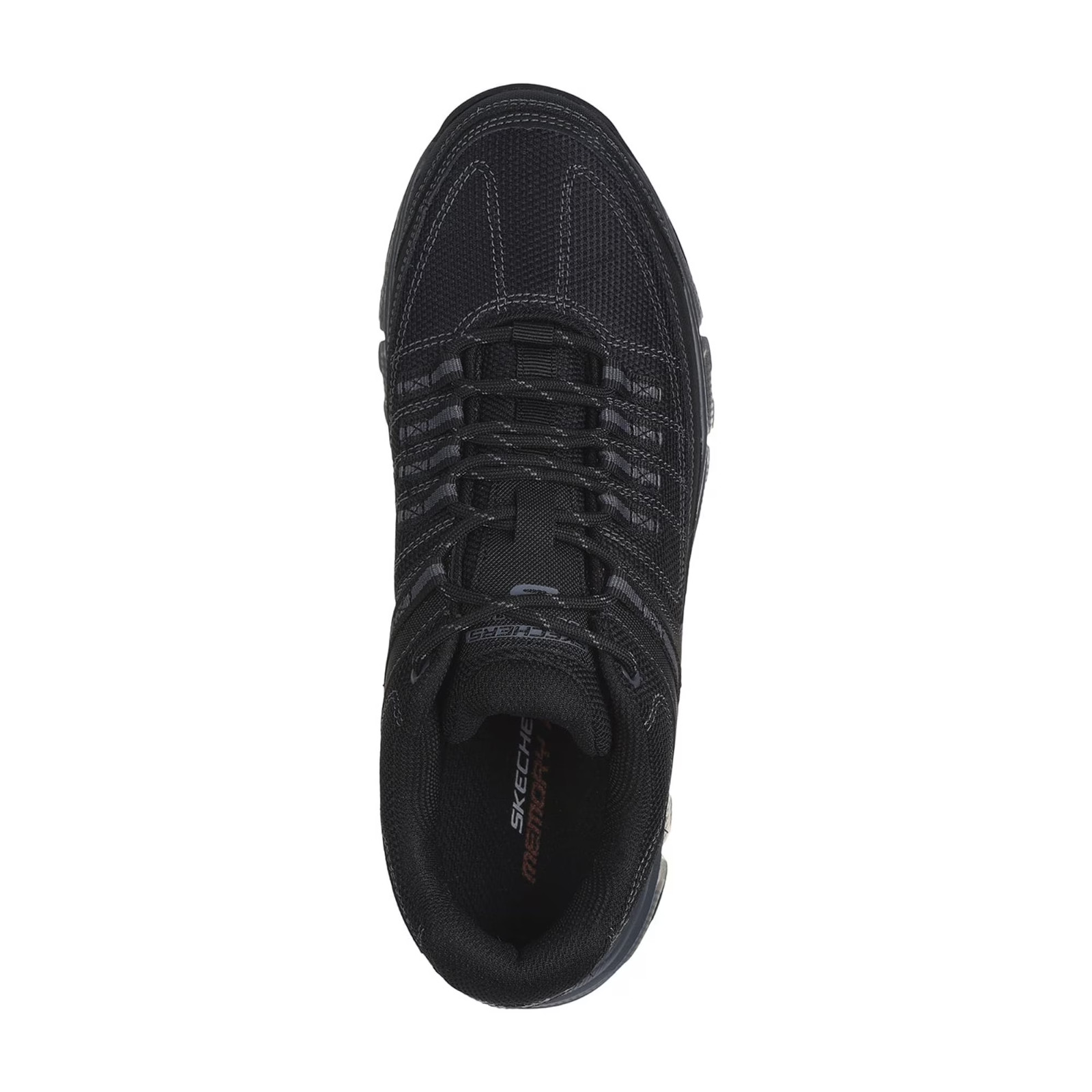 Skechers Men’s Memory Foam Summits AT Upper Draft Outdoor Lace-Up Sneaker Black