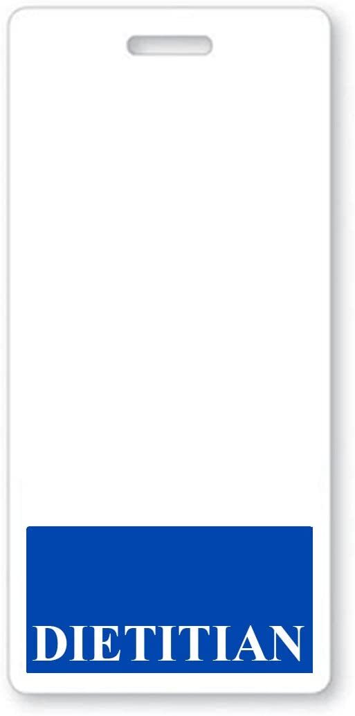 5 Pack – DIETITIAN Vertical Badge Buddies – Hospital Card ID Buddy