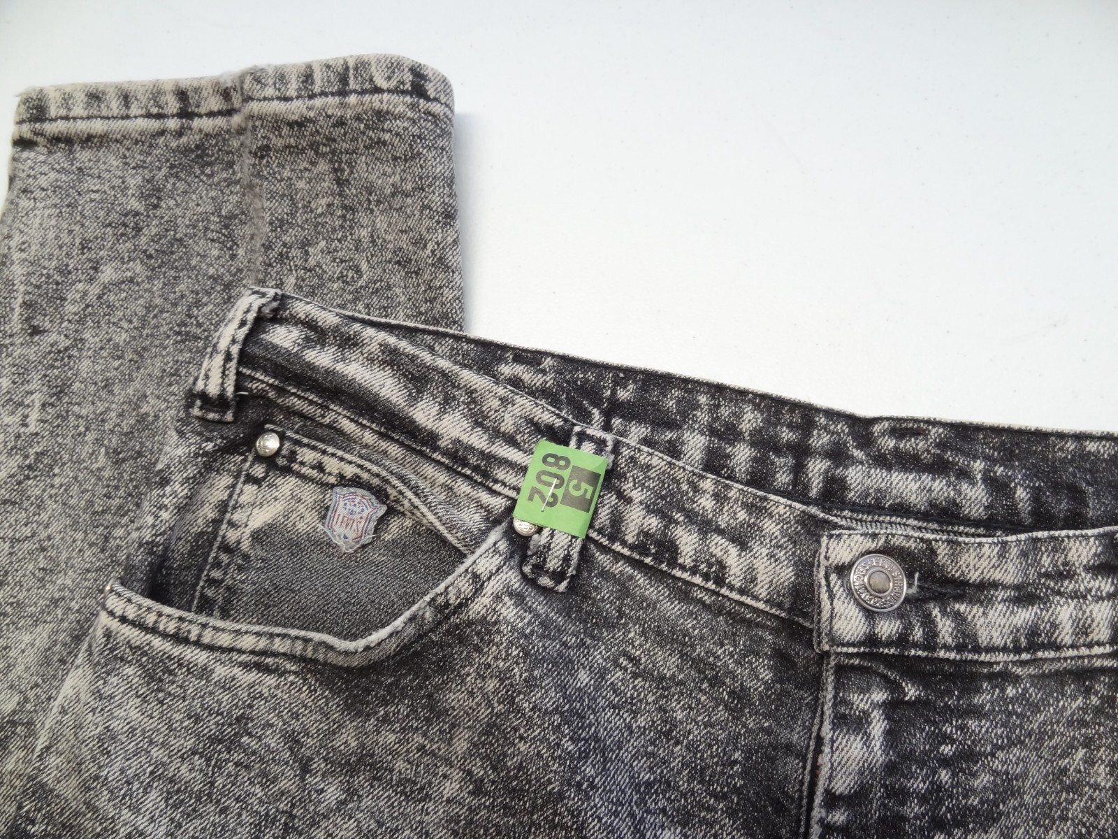 Levi’s 36×34 Relaxed Fit Stretch Acid Wash 90s Jeans 1992 Silver Label Trevira