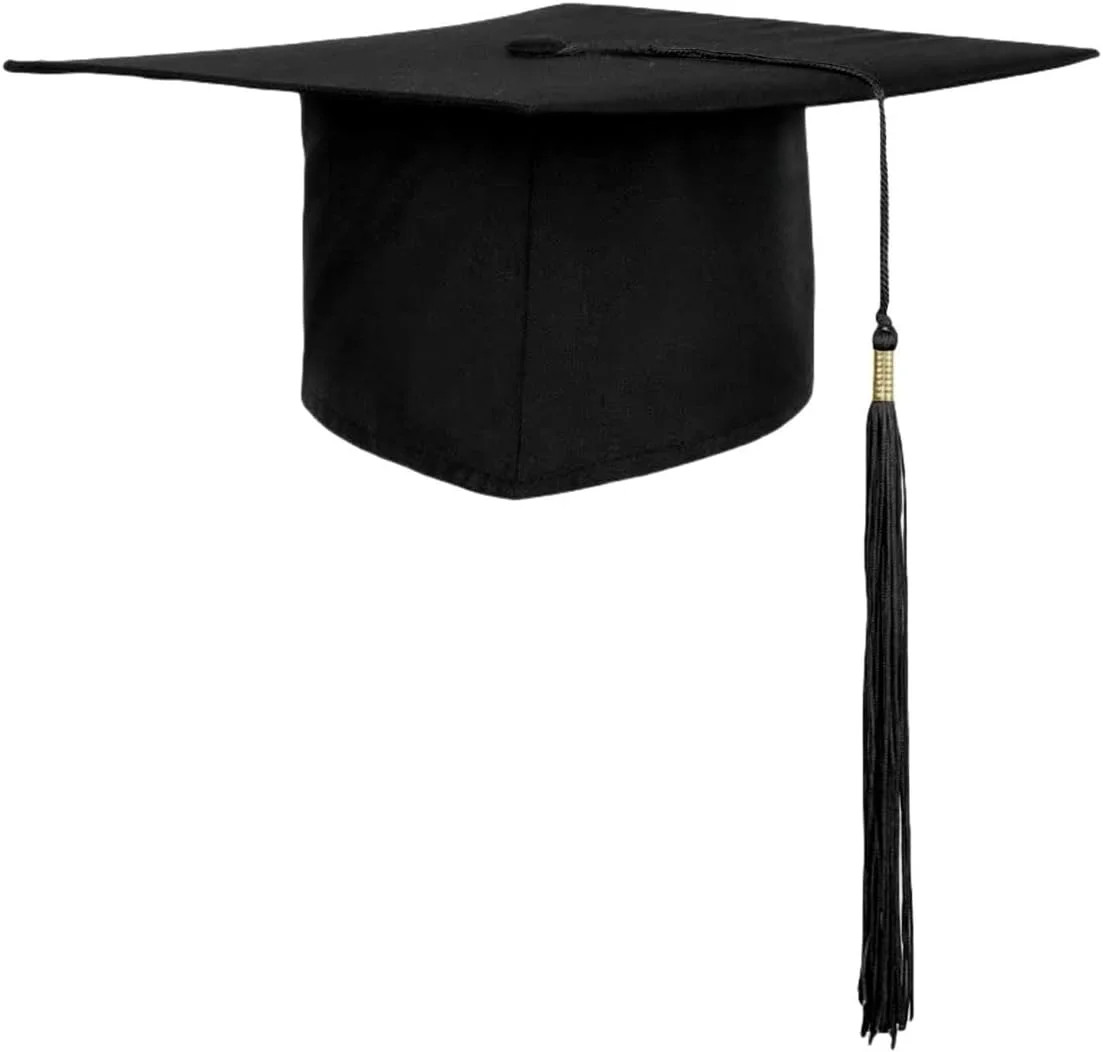 Adjustable Graduation Cap Adult Graduation Hat with Tassel for Graduation Dress