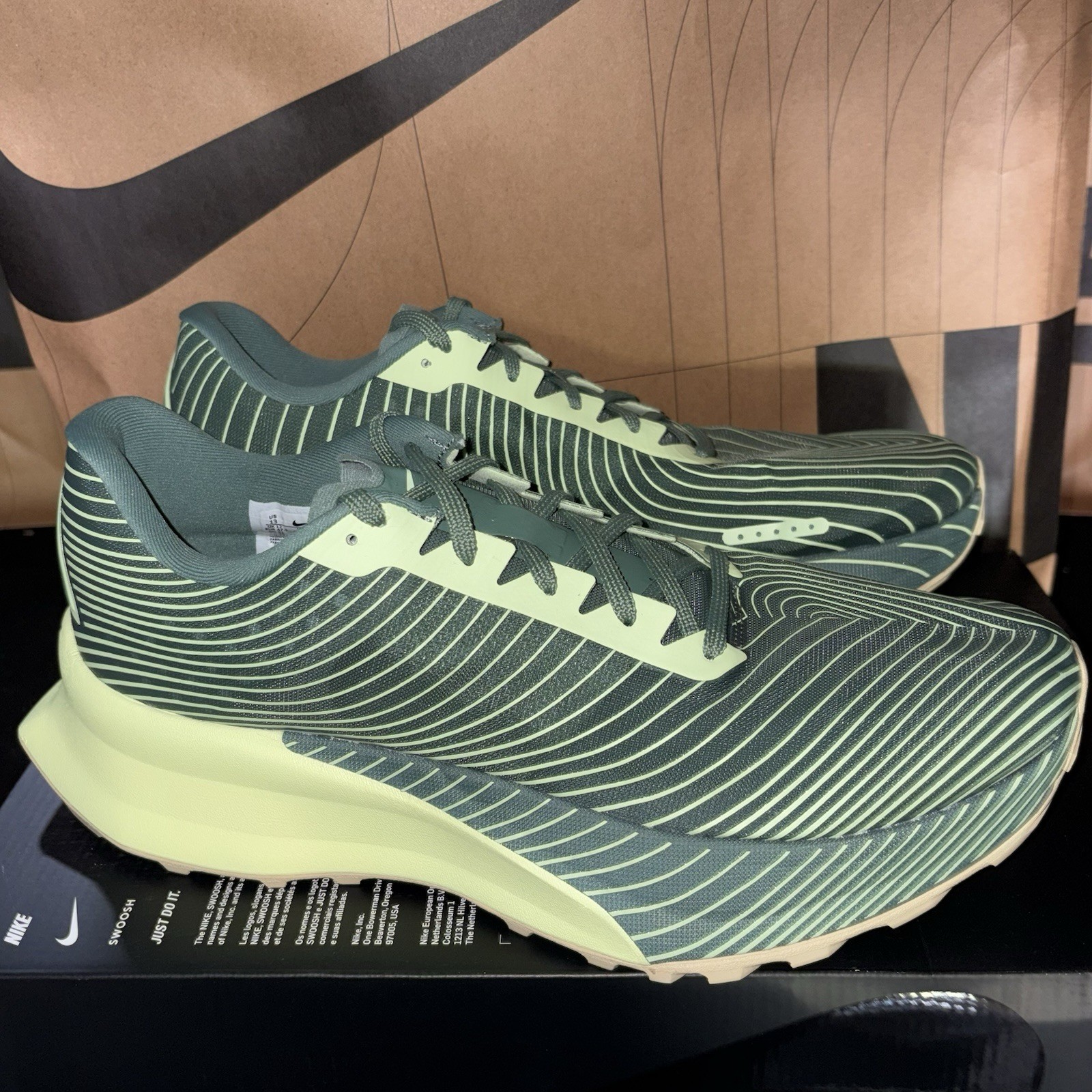 NEW Nike ACG Ultrafly Trail SP Dutch Green/Barely Volt NBY IR7317-300 Size 13