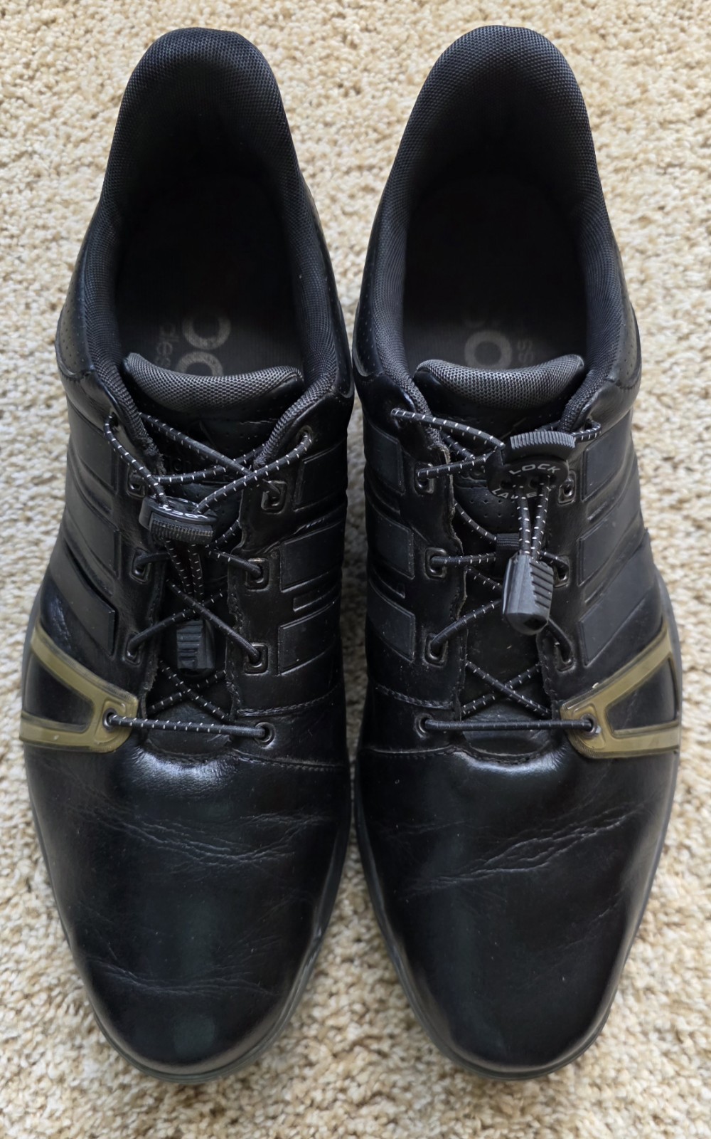 Adidas Powerband Tour BOA Golf Shoes Black FitFoam Mens Size 13M