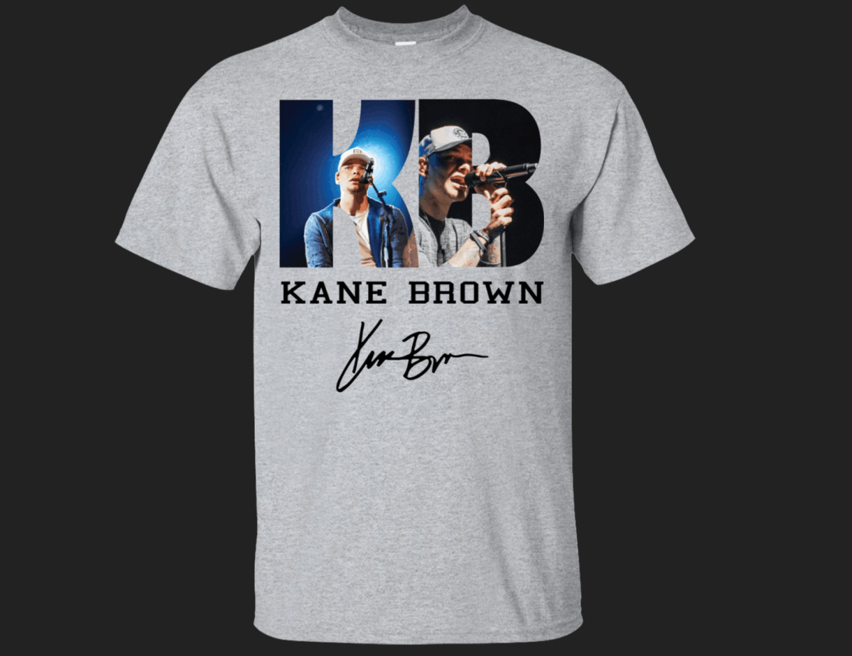 Best Of Kane Brown Music Concert Cotton Sport Grey All Size Unisex Shirt MC080