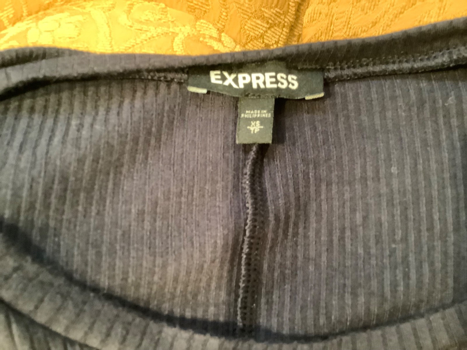 Express Women’s Size XS Navy Cap Sleeve Pullover Stretch