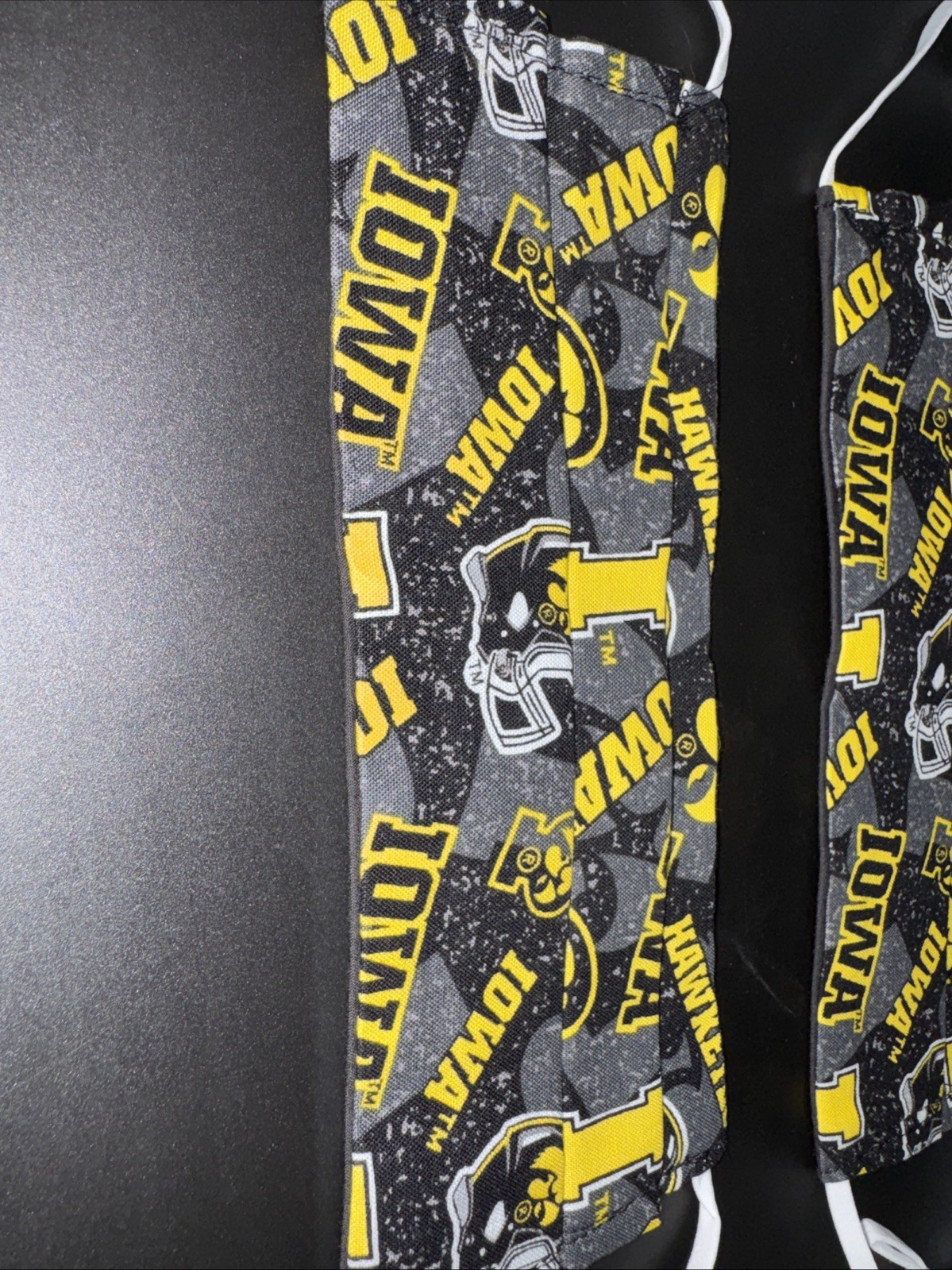 FOOTBALL TEAMS FACE MASKS HANDMADE FABRIC WASHABLE AND REUSABLE MADE IN USA