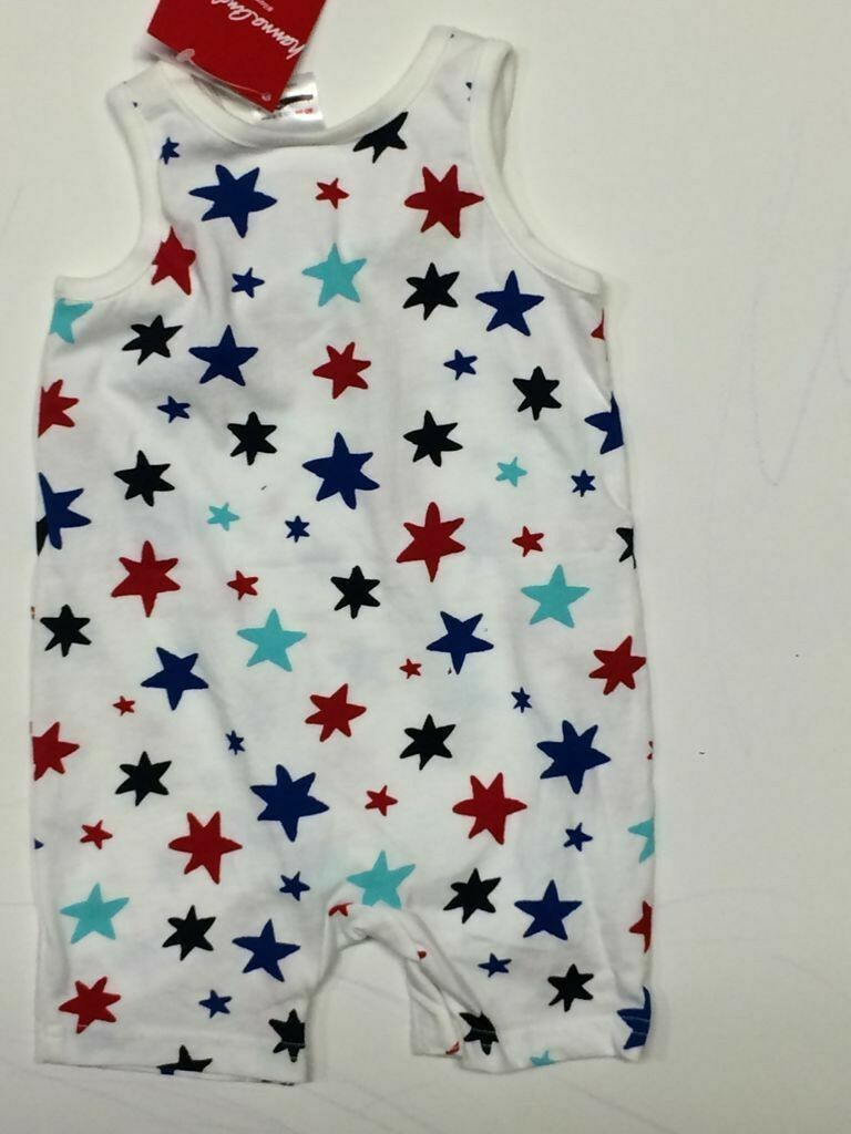 Hanna Andersson baby boy overall 3 6 12 18 24 m 2 3 y RRP $40 stars
